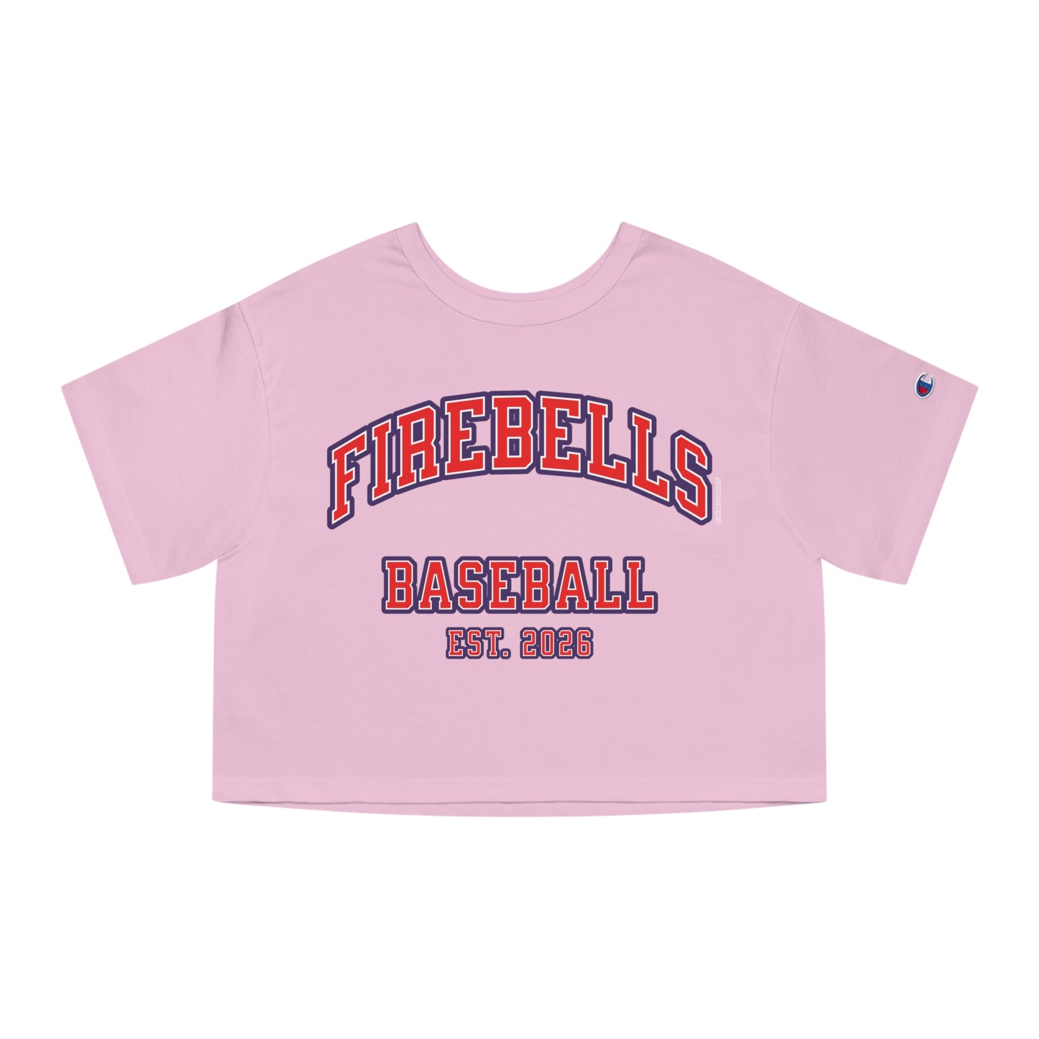 Firebells Baseball Crop Top | Chix Sports