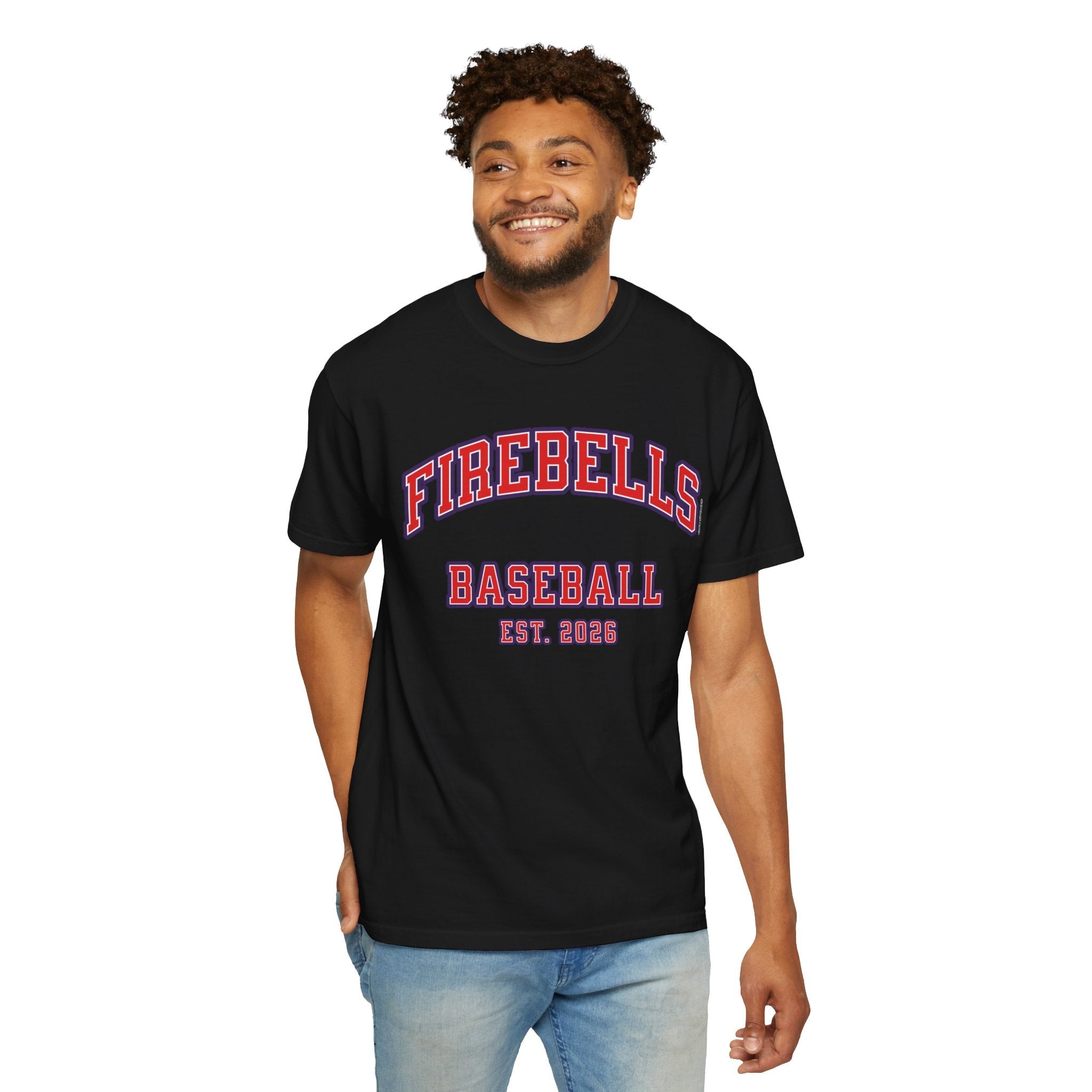 Firebells Baseball Premium Unisex Shirt | Chix Sports