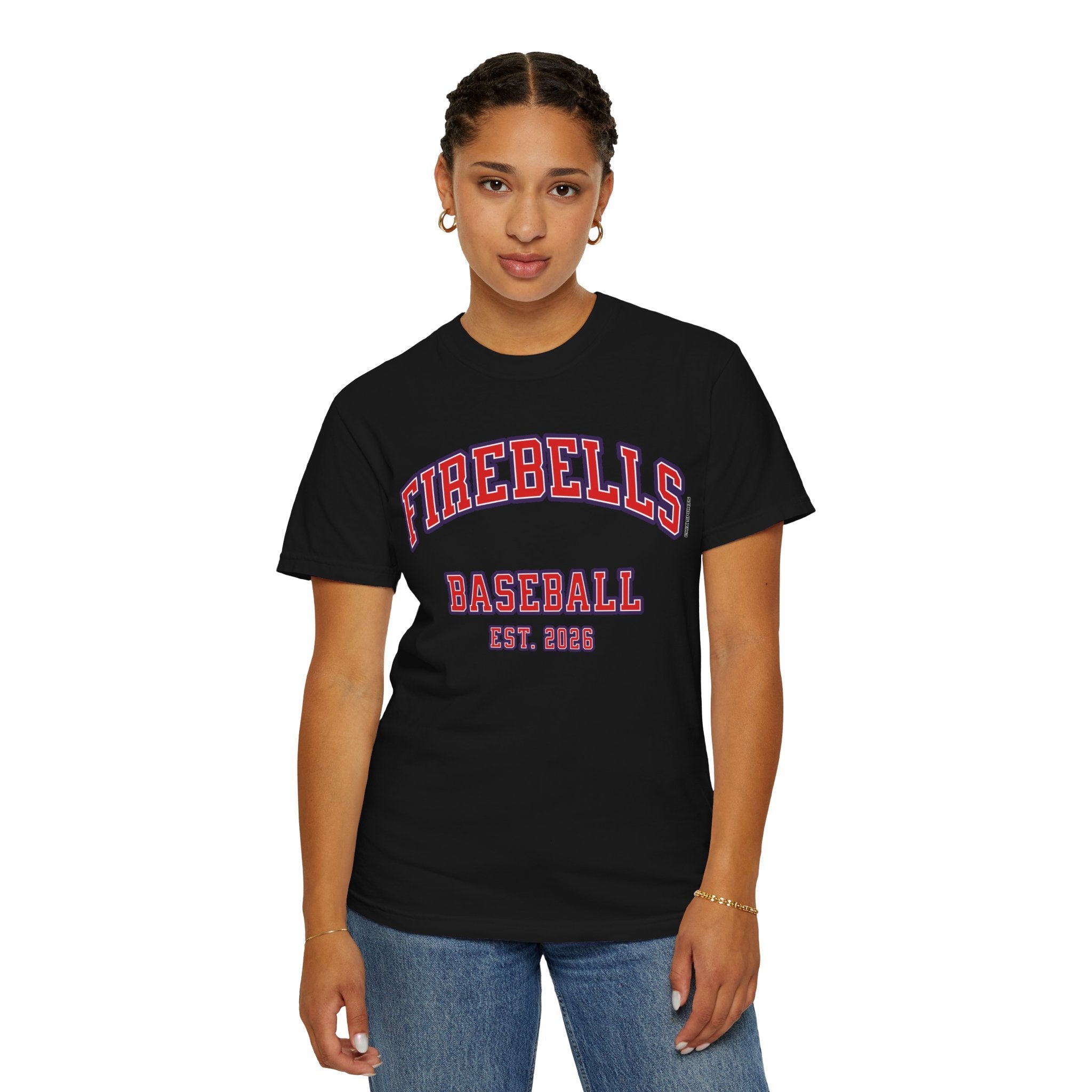 Firebells Baseball Premium Unisex Shirt | Chix Sports