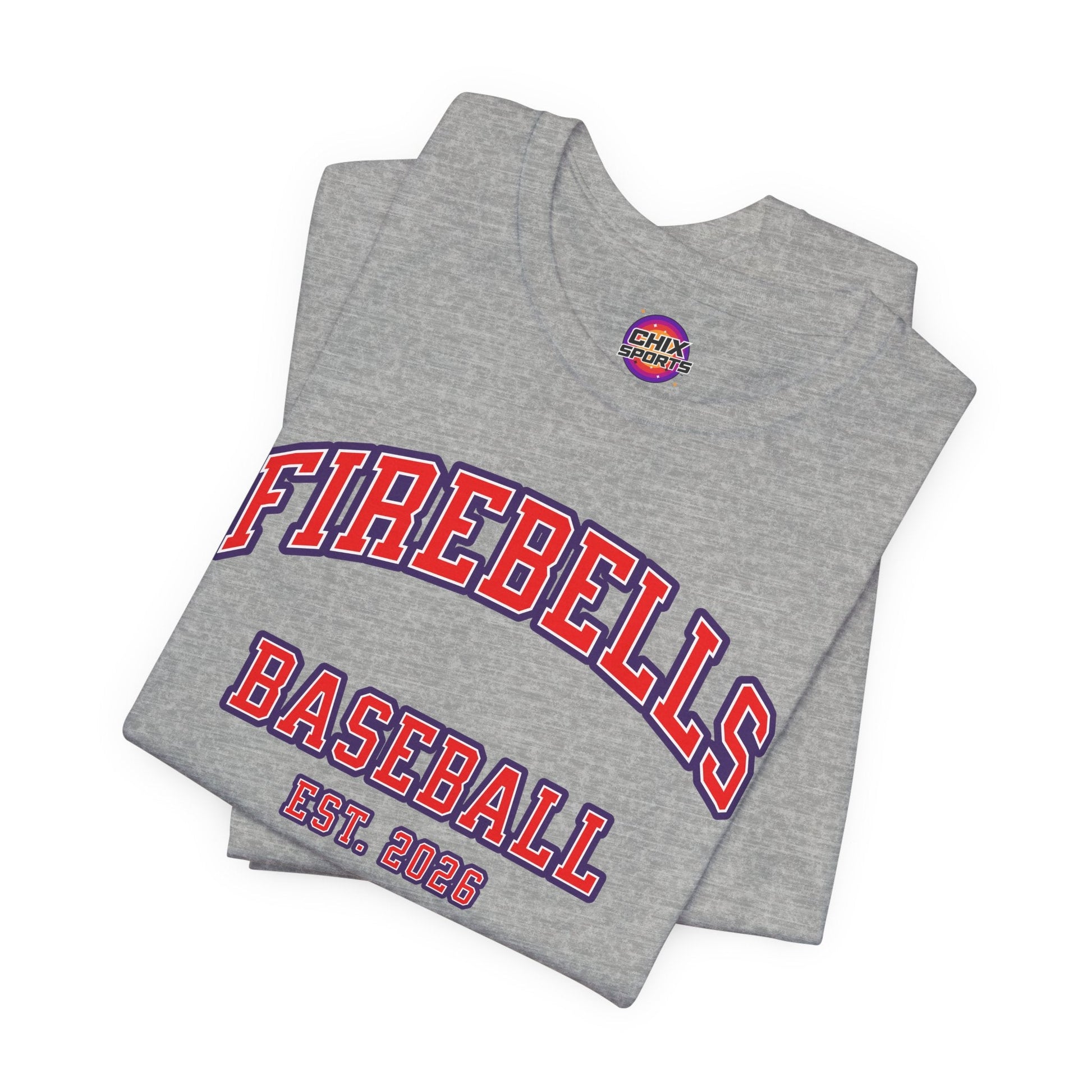 Firebells Baseball Unisex Jersey Shirt | Chix Sports