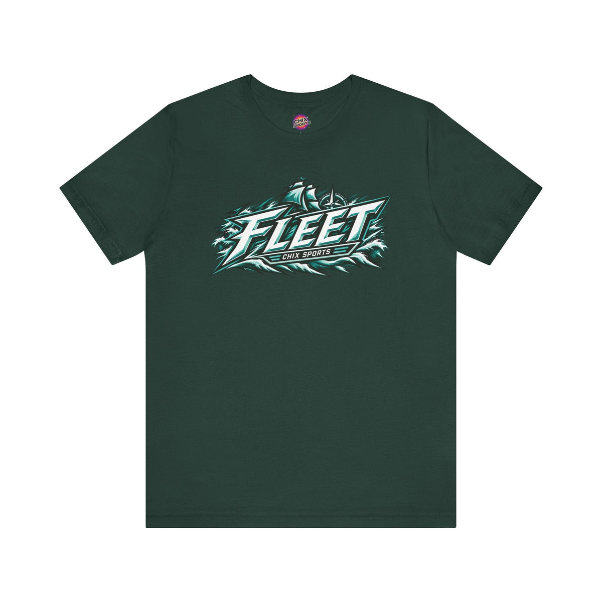 Fleet Hockey Unisex Soft Shirt in Dark Grey Heather | Chix Sports
