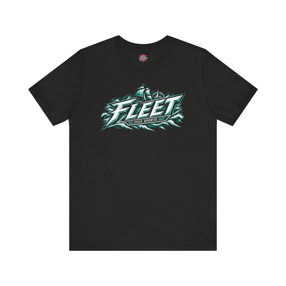 Fleet Hockey Unisex Soft Shirt in Dark Grey Heather | Chix Sports