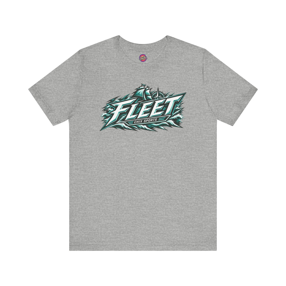 Fleet Hockey Unisex Soft Shirt in Dark Grey Heather | Chix Sports
