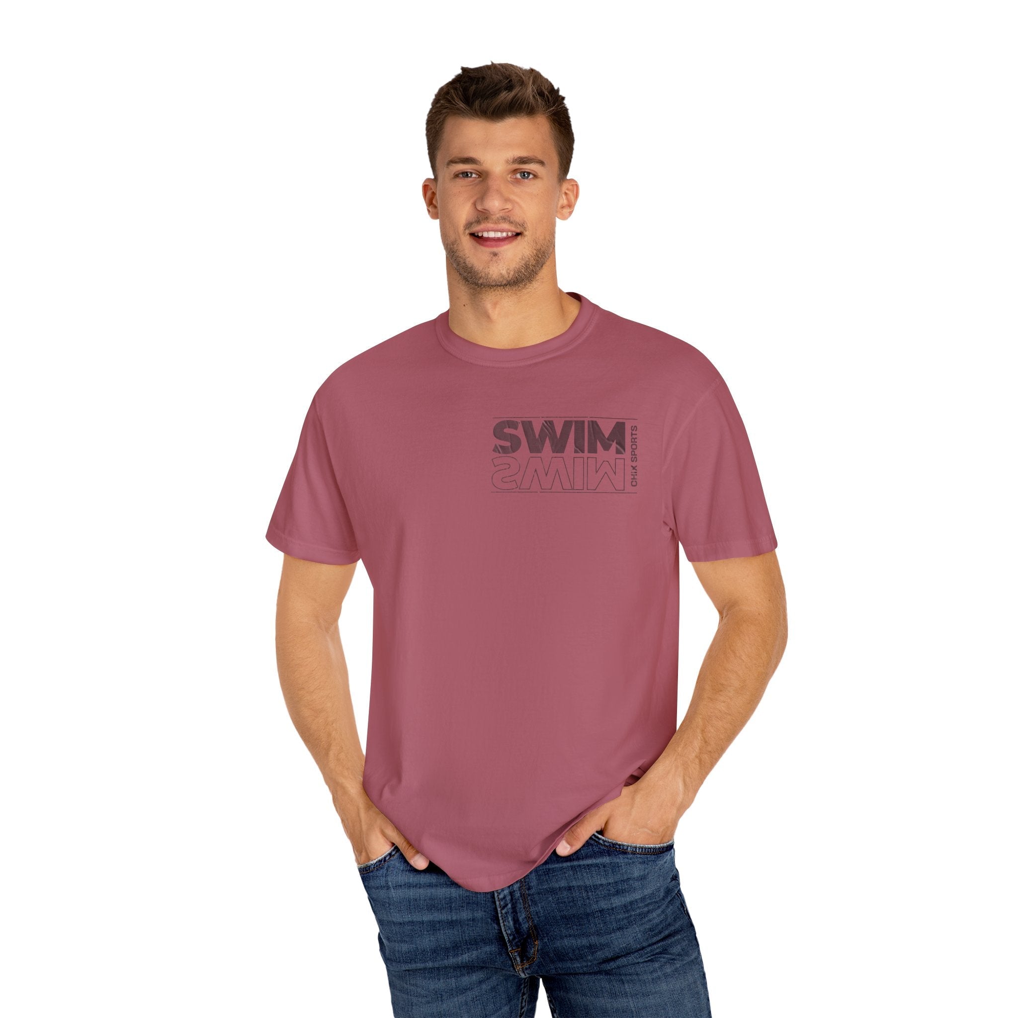 For Swimmers and Swim Fans - "Swim" Oversized T-Shirt | Chix Sports
