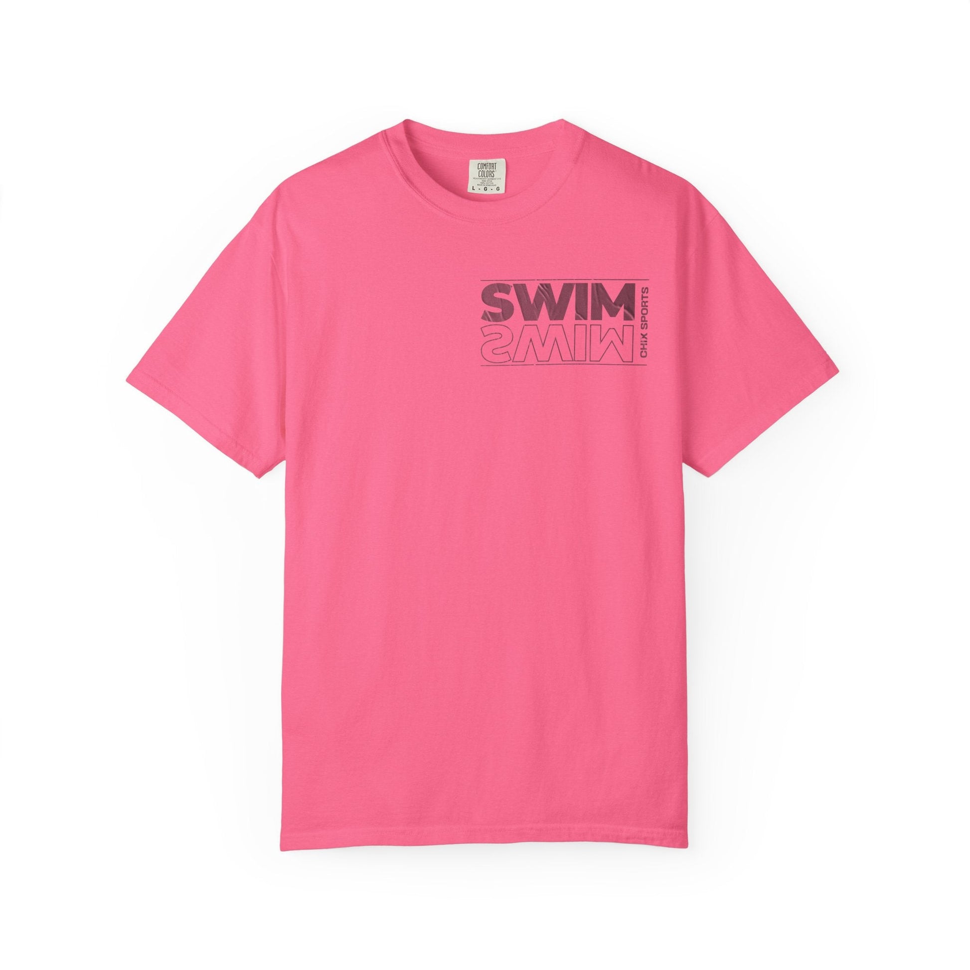 For Swimmers and Swim Fans - "Swim" Oversized T-Shirt | Chix Sports