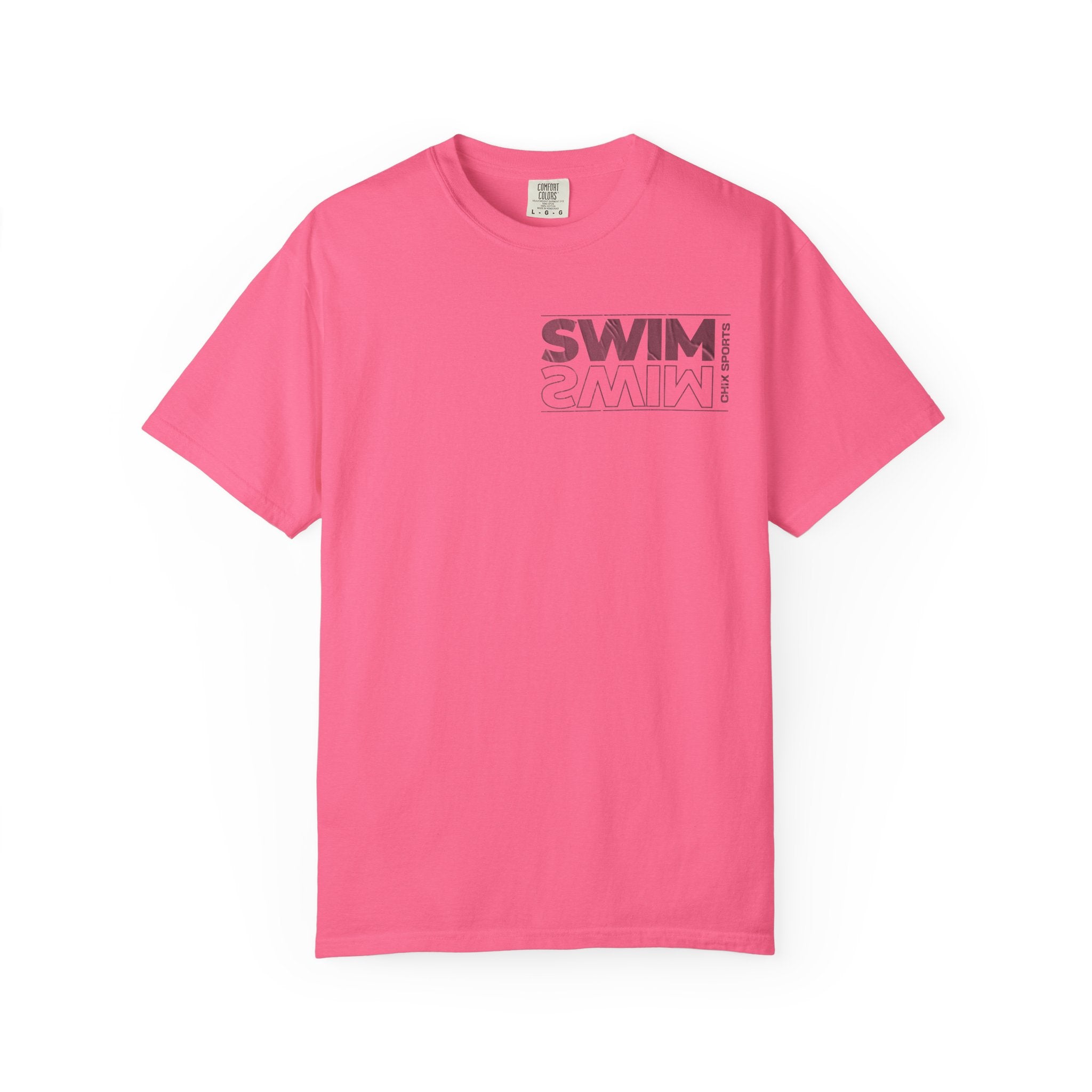 For Swimmers and Swim Fans - "Swim" Oversized T-Shirt | Chix Sports