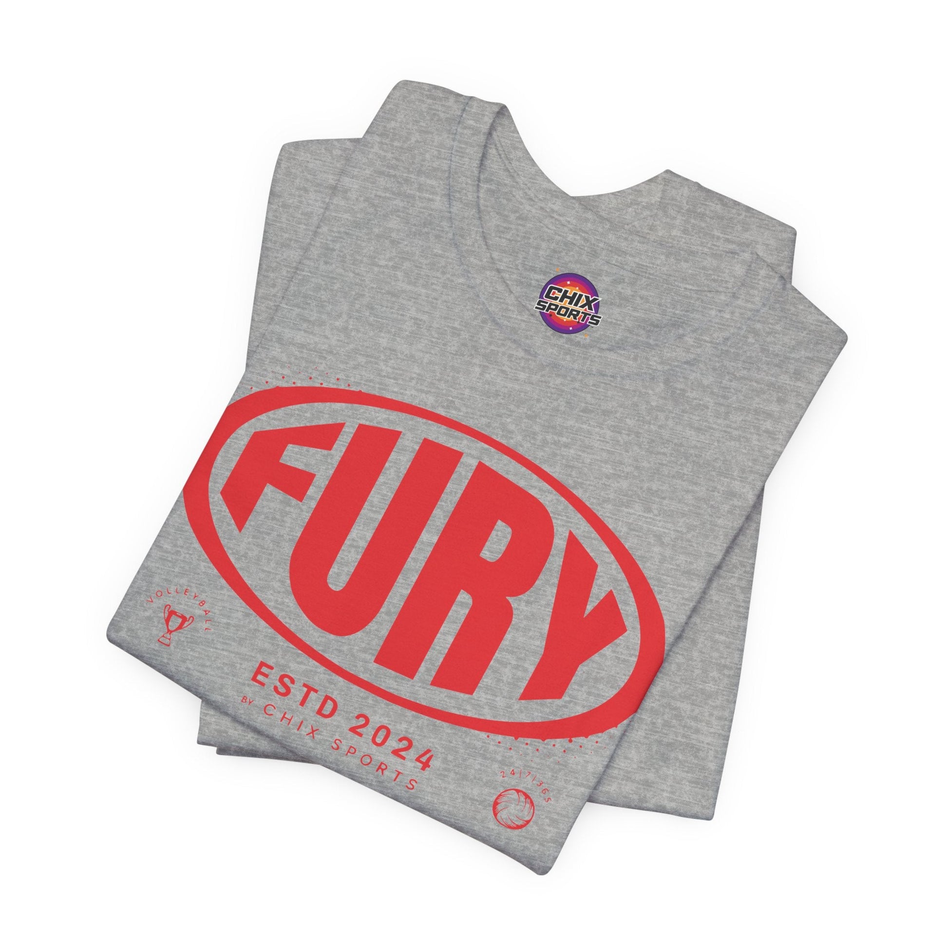 Fury Volleyball Unisex T-shirt | Chix Sports