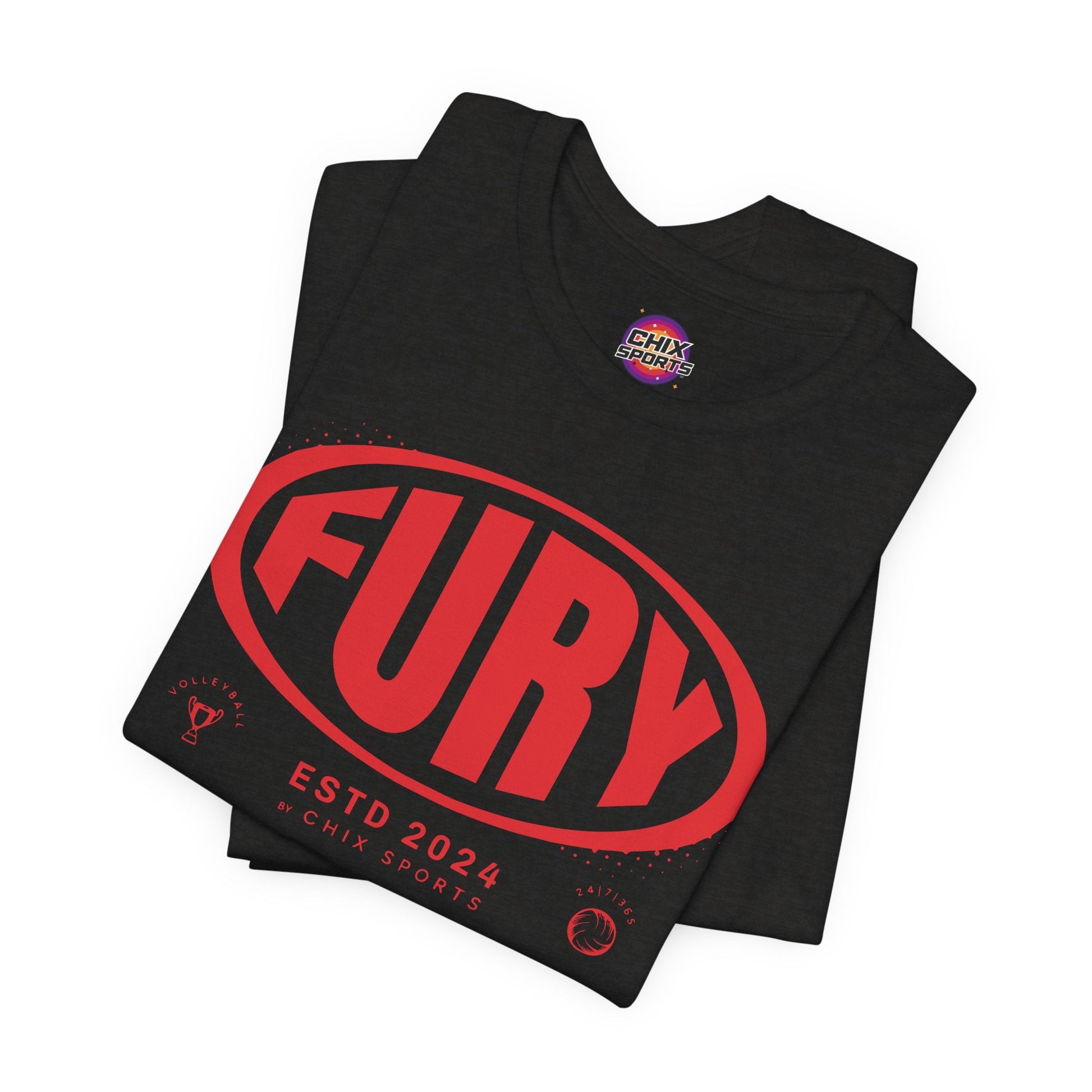 Fury Volleyball Unisex T-shirt | Chix Sports