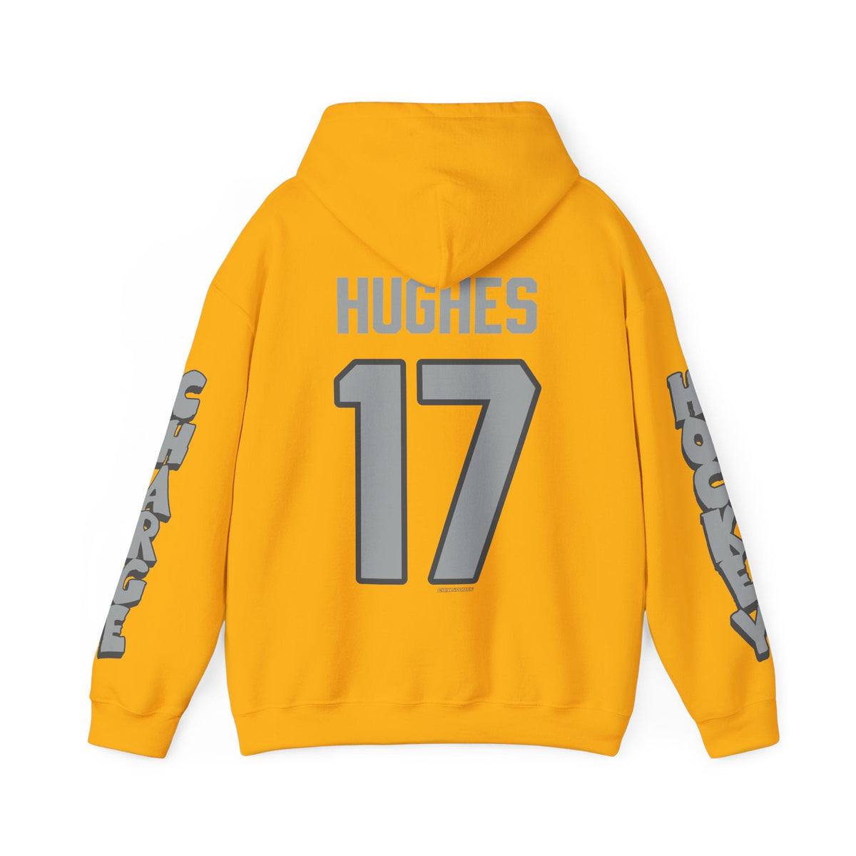 Gabbie Hughes Charge Unisex Power Hoodie in Gold | Chix Sports