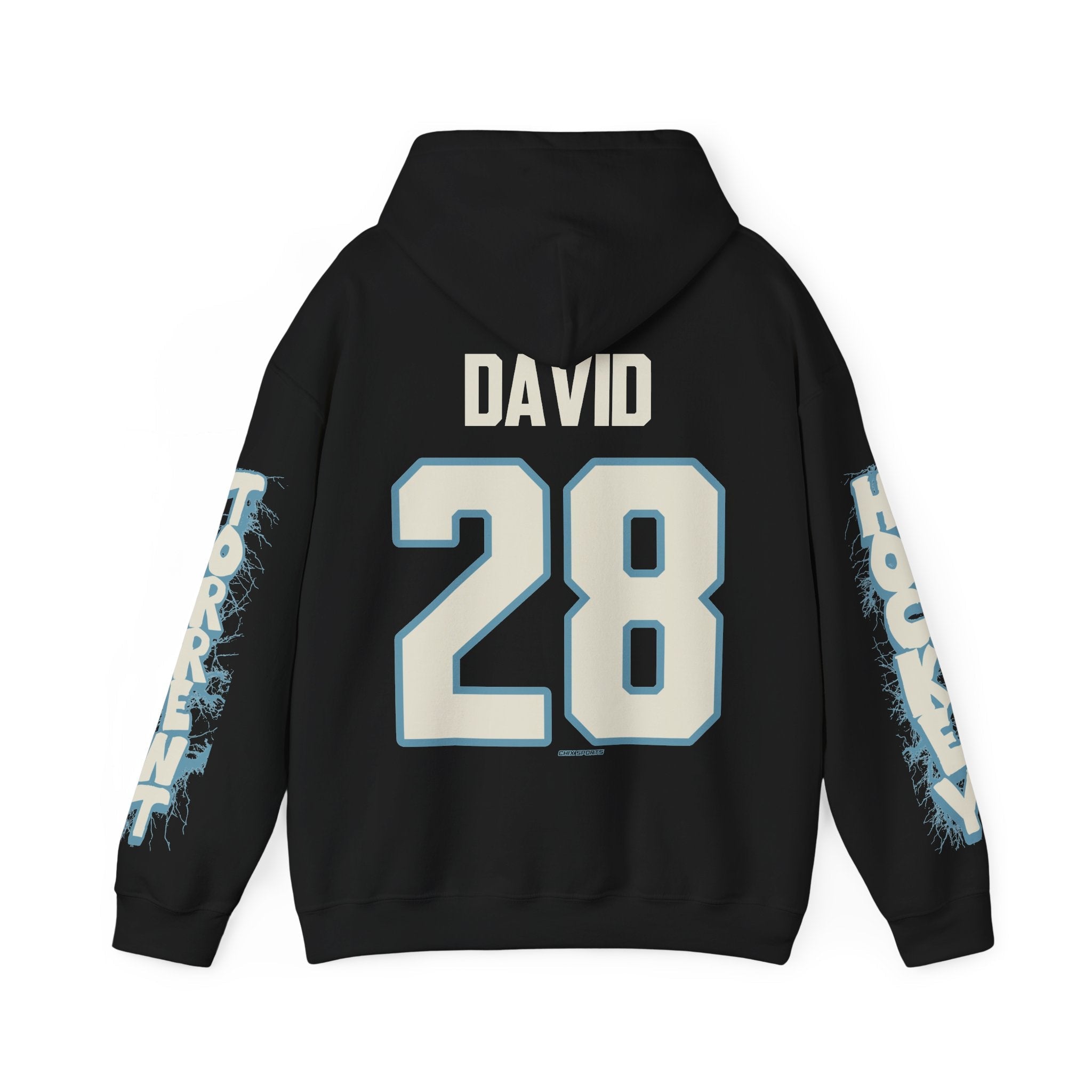 Gabrielle David Torrent Unisex Hoodie in Black | Chix Sports