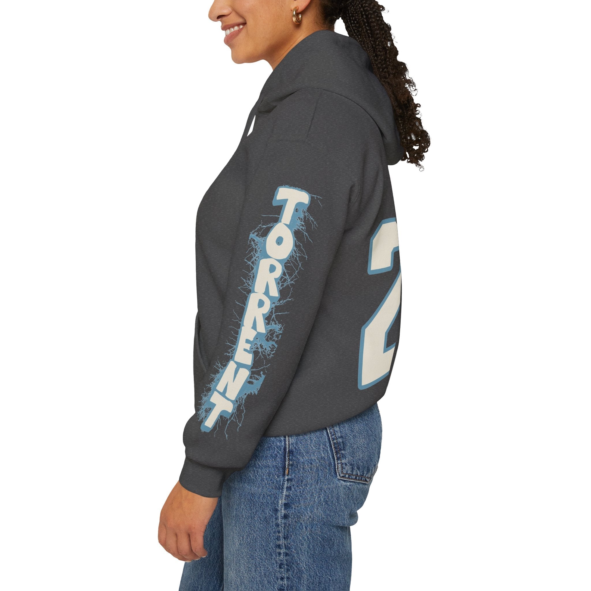 Gabrielle David Torrent Unisex Hoodie in Sport Grey | Chix Sports