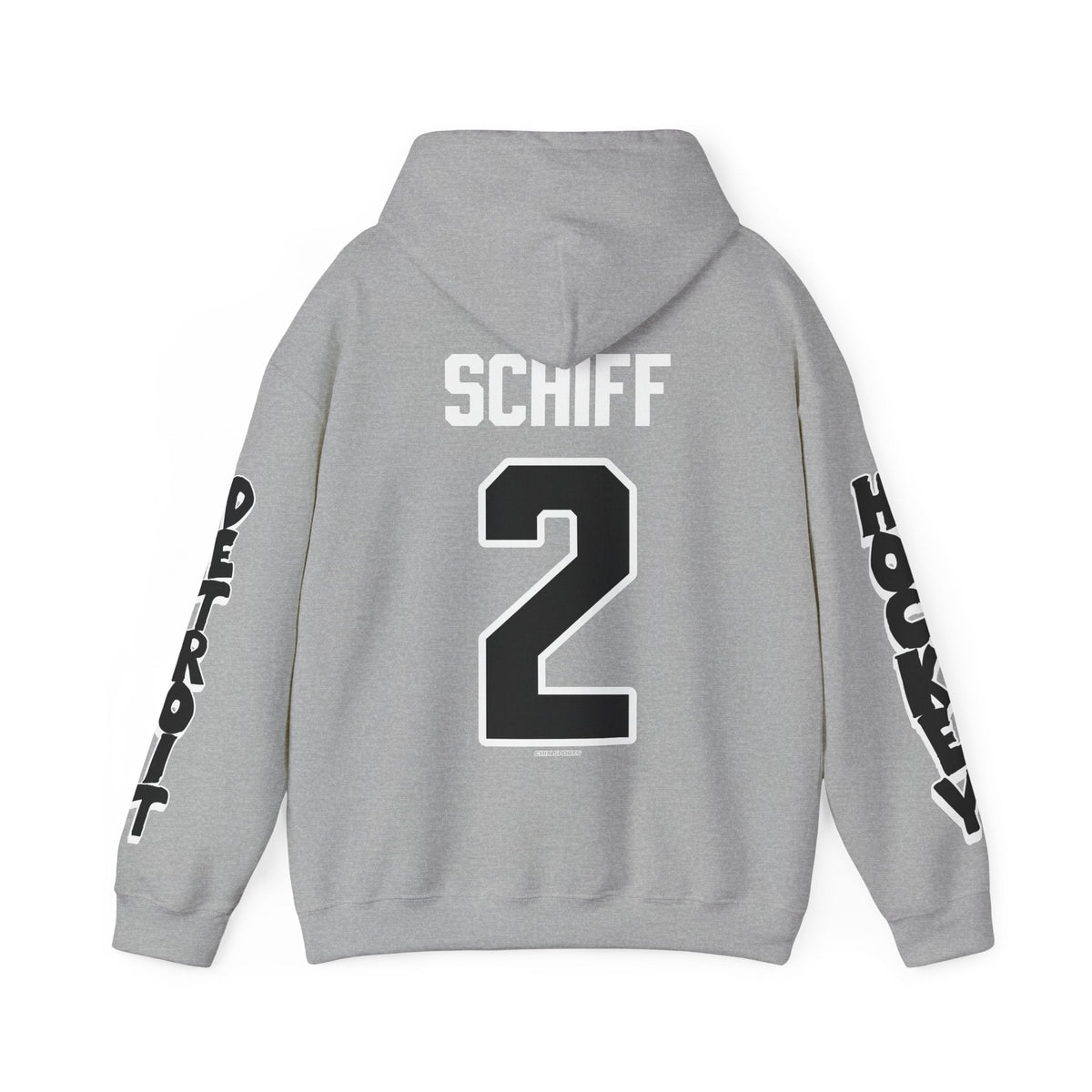 Georgia Schiff Detroit Hockey Club Unisex Hoodie in Sport Grey | Chix Sports