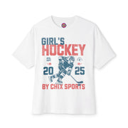 Girl's Hockey Boxy Shirt Vintage Style | Chix Sports