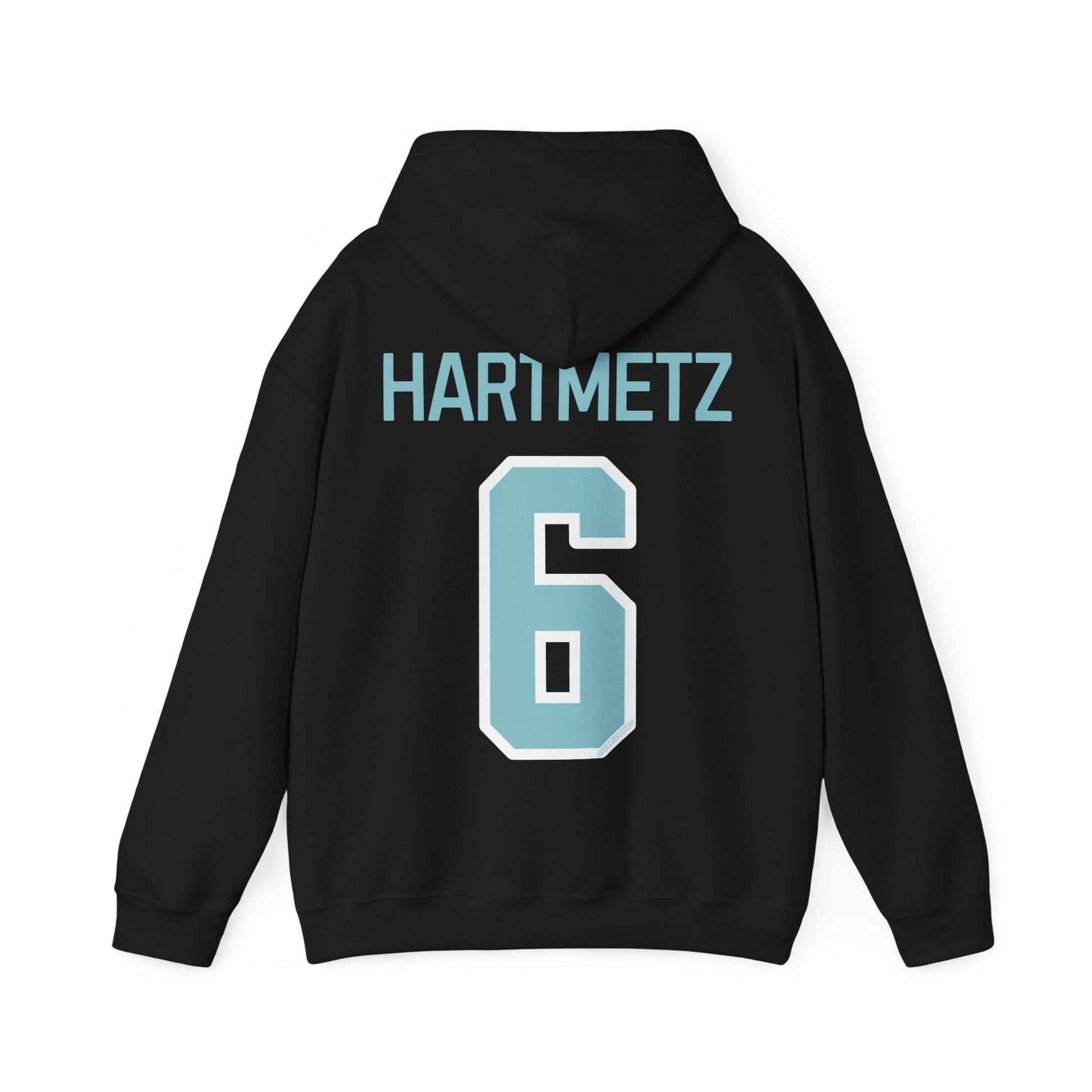 Hadley Hartmetz 6 Heavy Fleet Hoodie - No Sleeve Print | Chix Sports