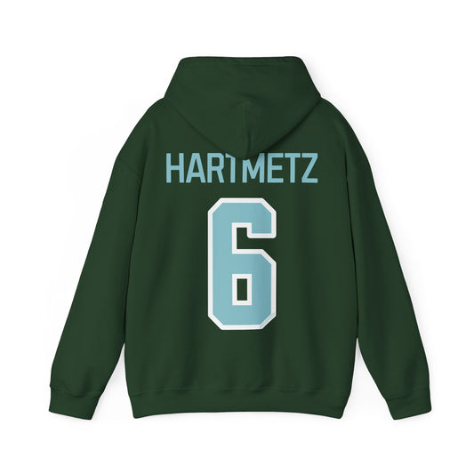 Hadley Hartmetz 6 Heavy Fleet Hoodie - No Sleeve Print | Chix Sports