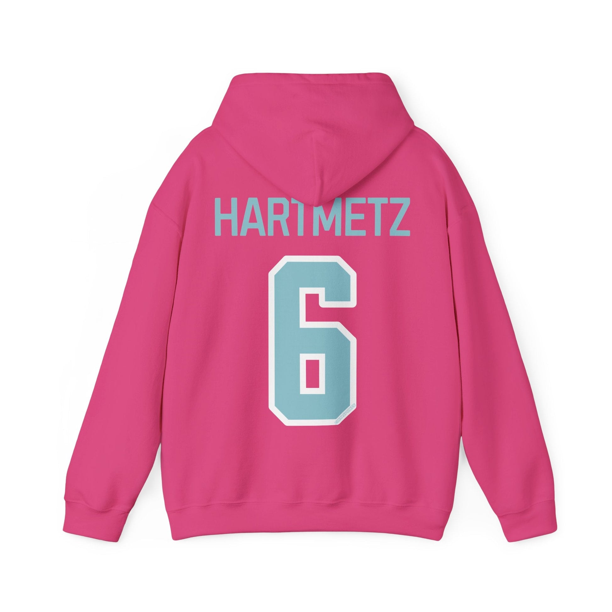 Hadley Hartmetz 6 Heavy Fleet Hoodie - No Sleeve Print | Chix Sports