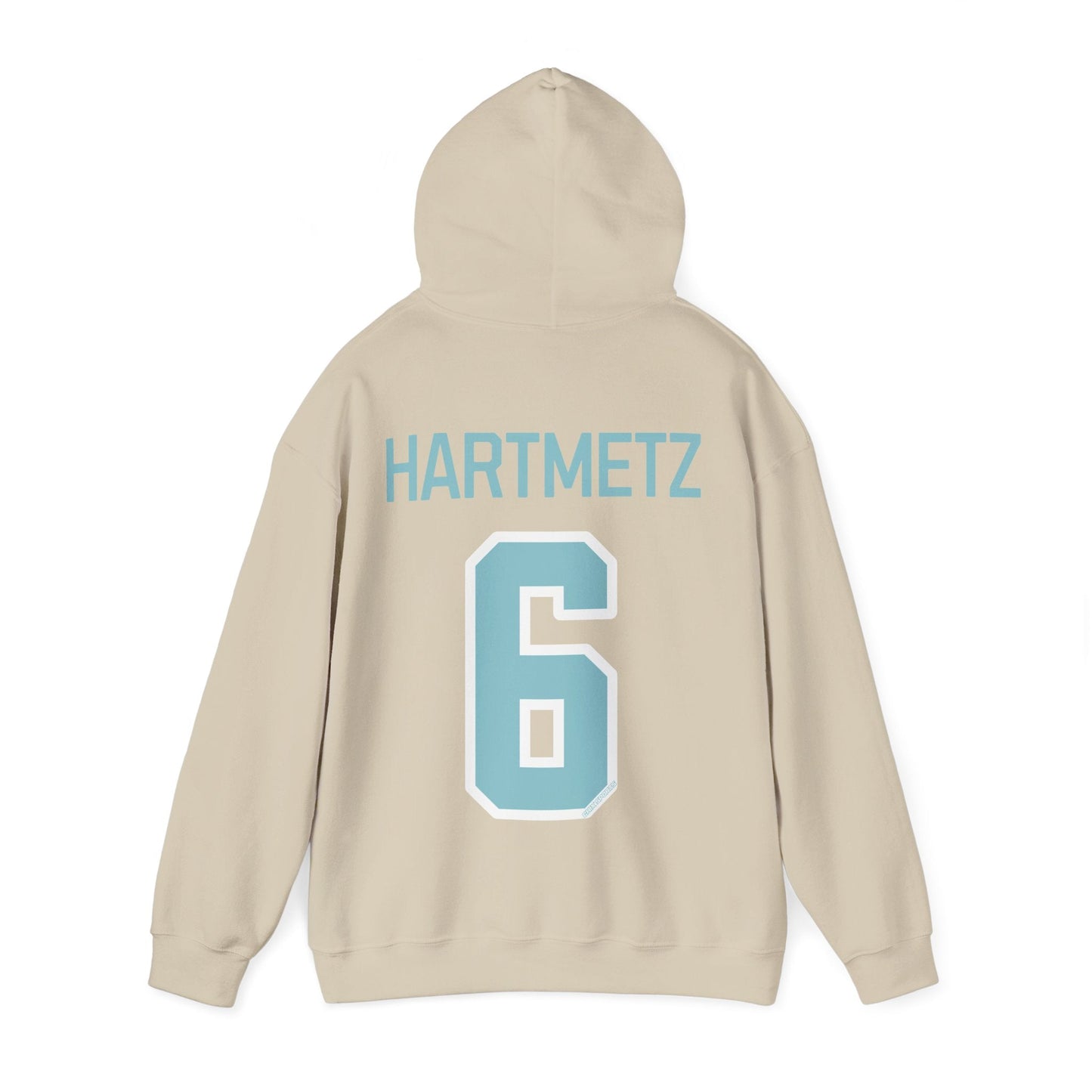 Hadley Hartmetz 6 Heavy Fleet Hoodie - No Sleeve Print | Chix Sports