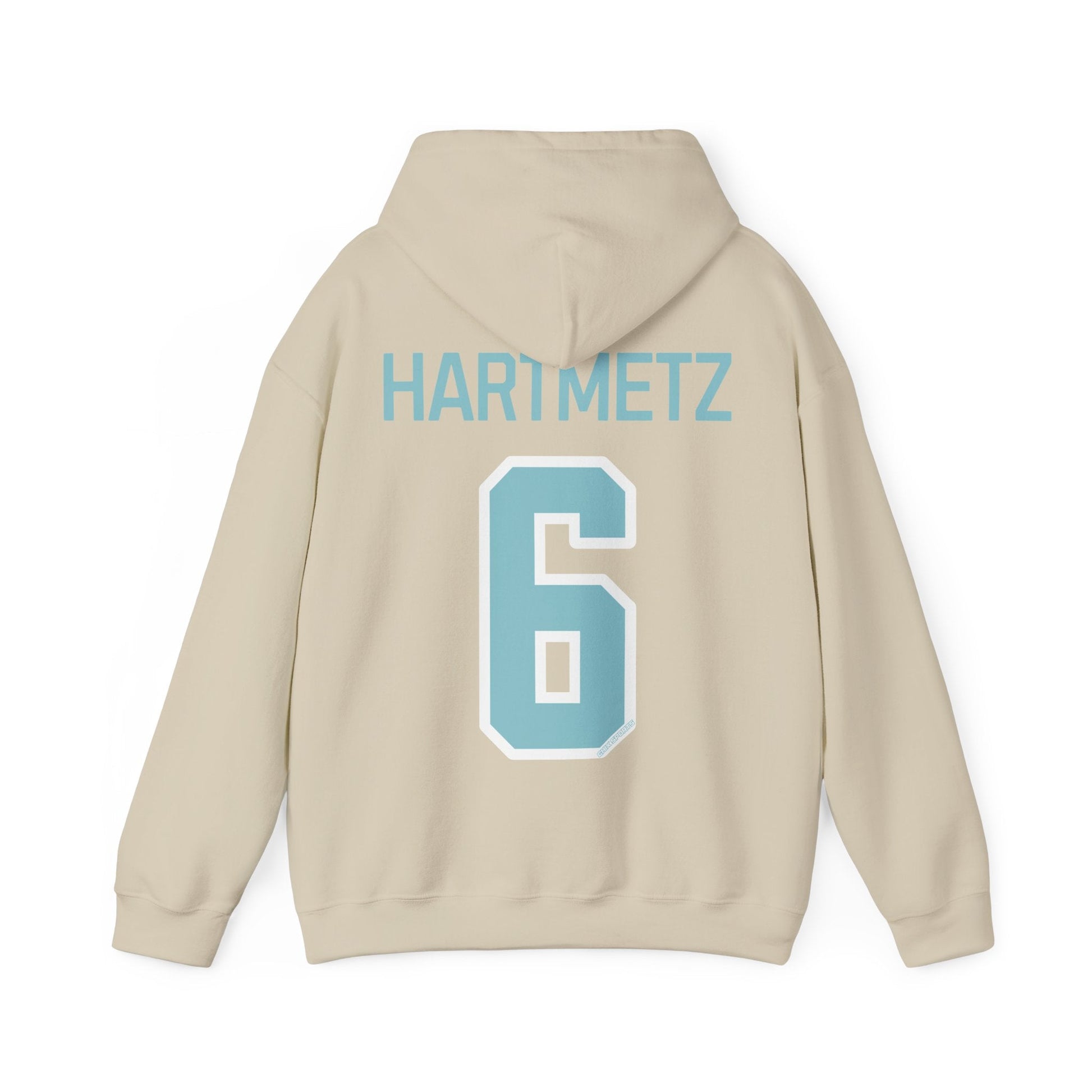 Hadley Hartmetz 6 Heavy Fleet Hoodie - No Sleeve Print | Chix Sports