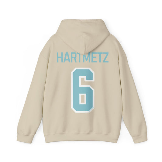 Hadley Hartmetz 6 Heavy Fleet Hoodie - No Sleeve Print | Chix Sports
