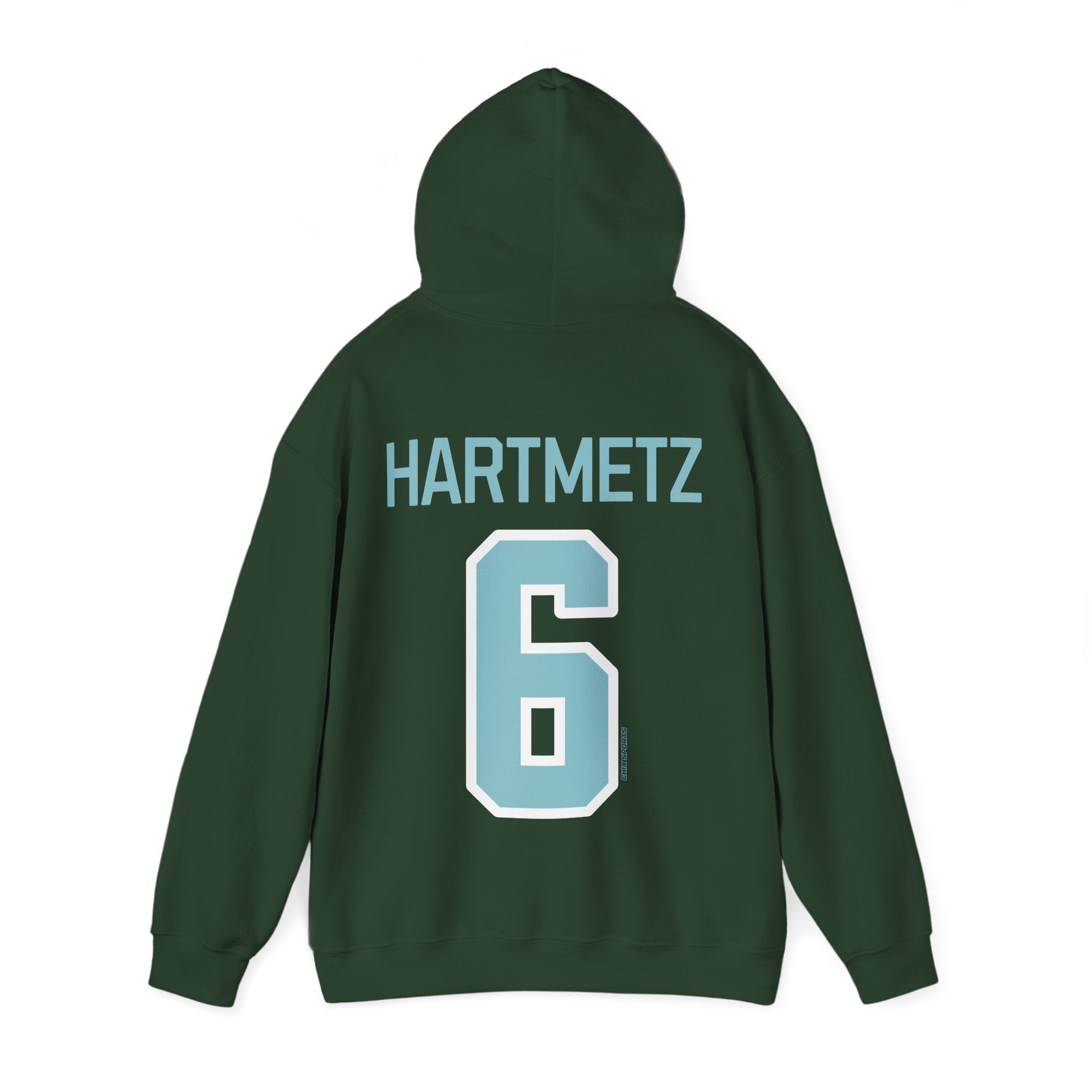 Hadley Hartmetz 6 Unisex Fleet Hoodie - No Sleeve Print | Chix Sports