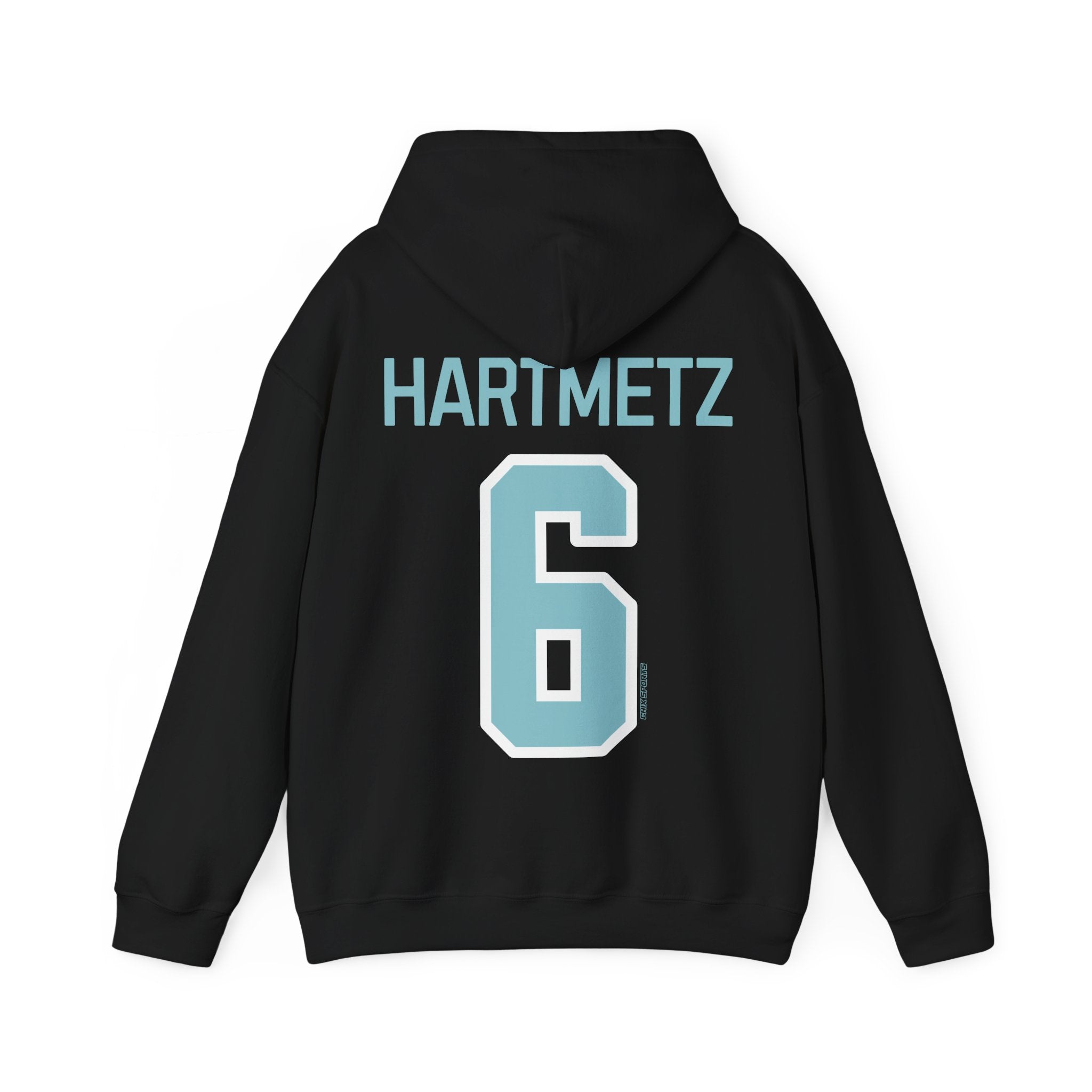 Hadley Hartmetz 6 Unisex Fleet Hoodie - No Sleeve Print | Chix Sports