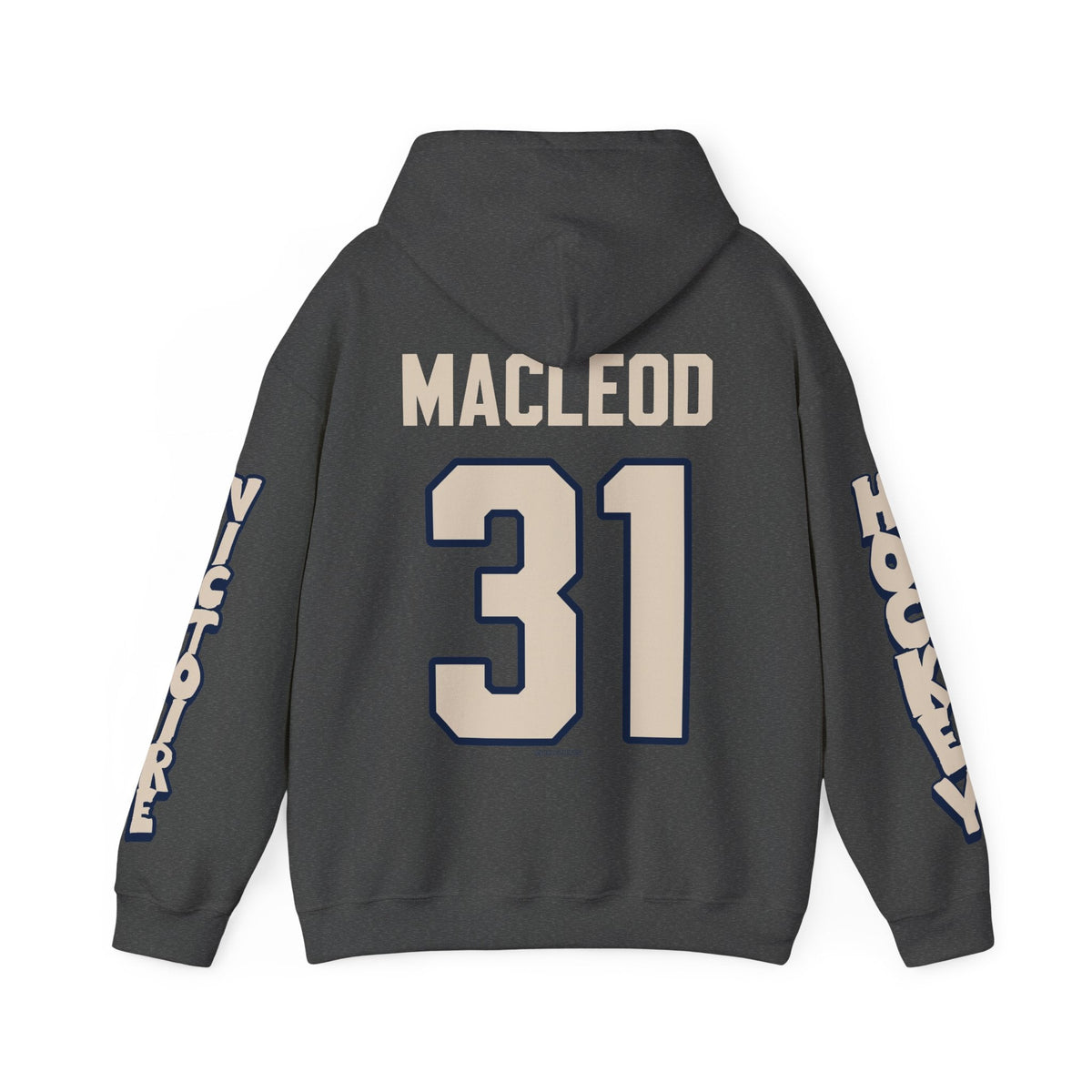 Hailey Macleod Victoire Unisex Hoodie in Dark Heather | Chix Sports