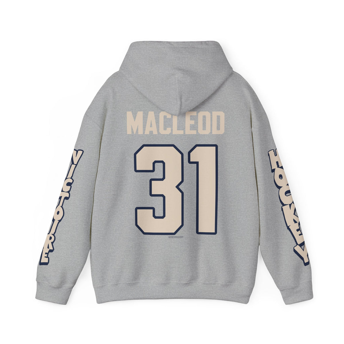 Hailey Macleod Victoire Unisex Hoodie in Sport Grey | Chix Sports