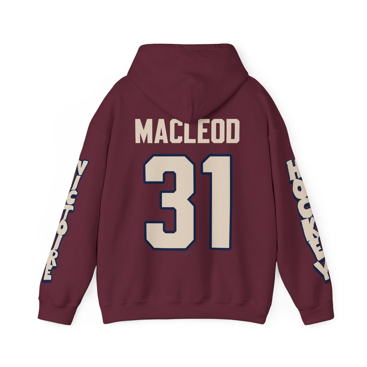 Hailey Macleod Victoire Unisex Hoodie in Maroon | Chix Sports