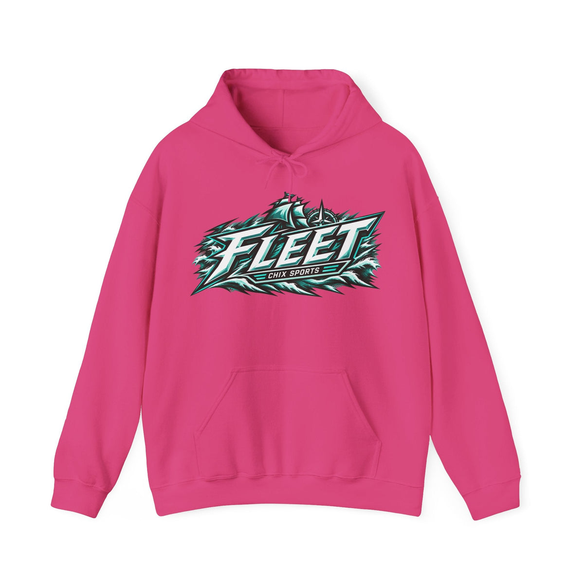 Haley Winn Unisex Fleet Hoodie in Heliconia | Chix Sports