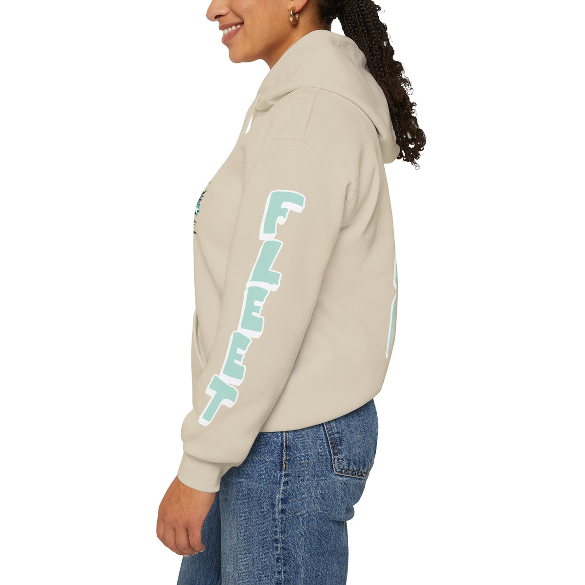 Haley Winn Unisex Fleet Hoodie in Dark Heather | Chix Sports