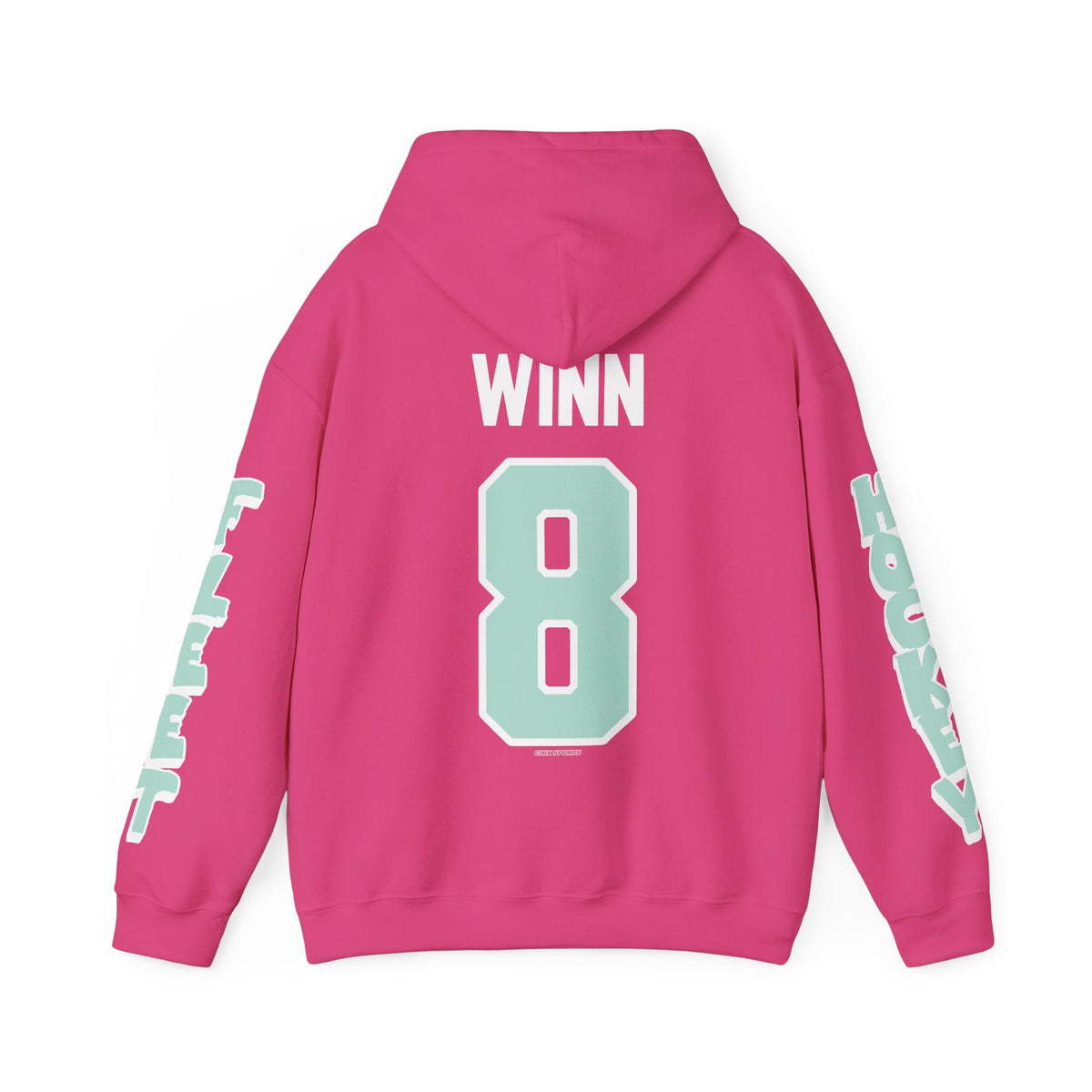 Haley Winn Unisex Fleet Hoodie in Heliconia | Chix Sports