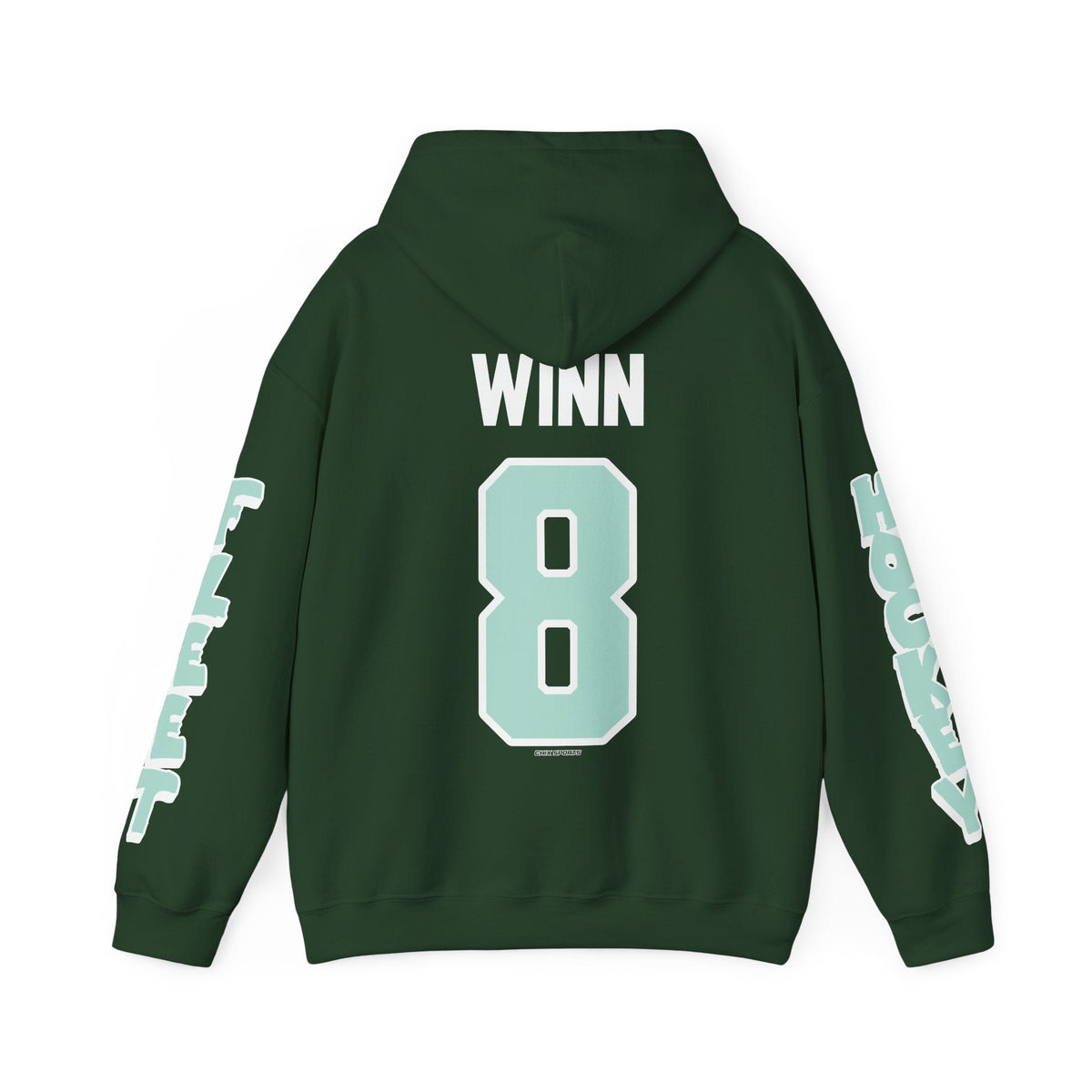 Haley Winn Unisex Fleet Hoodie in Forest Green | Chix Sports