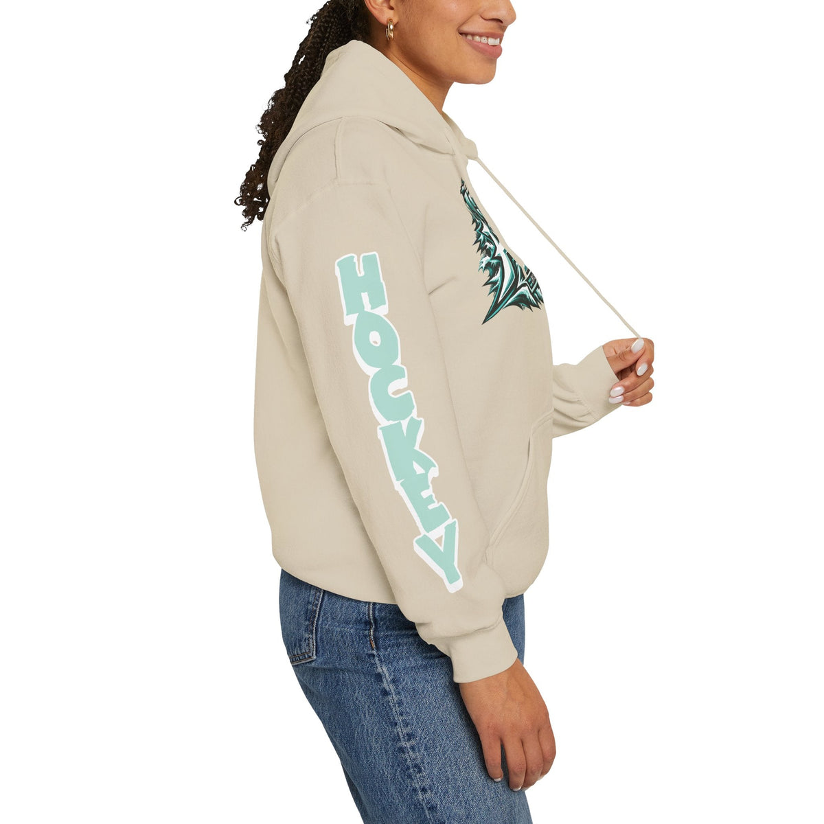 Haley Winn Unisex Fleet Hoodie in Dark Heather | Chix Sports