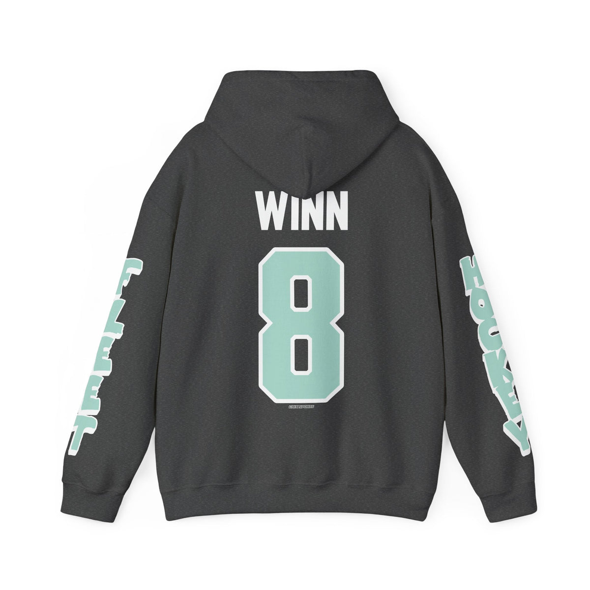 Haley Winn Unisex Fleet Hoodie in Dark Heather | Chix Sports