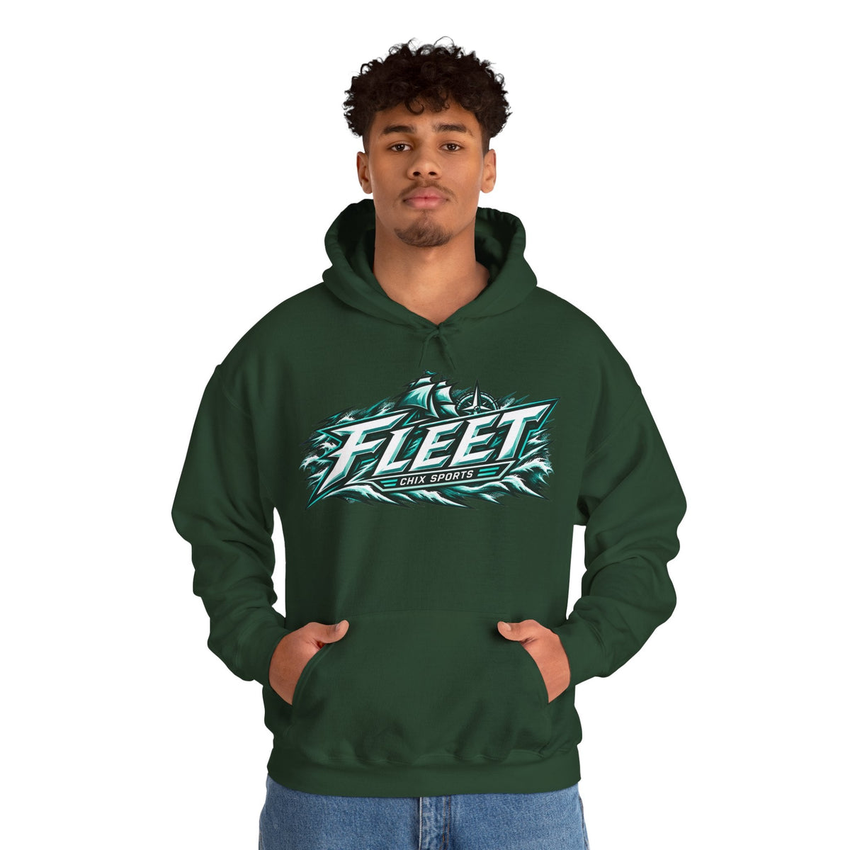 Haley Winn Unisex Fleet Hoodie in Heliconia | Chix Sports