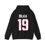 Hannah Bilka Detroit Hockey Club Unisex Moto Hoodie in Black | Chix Sports