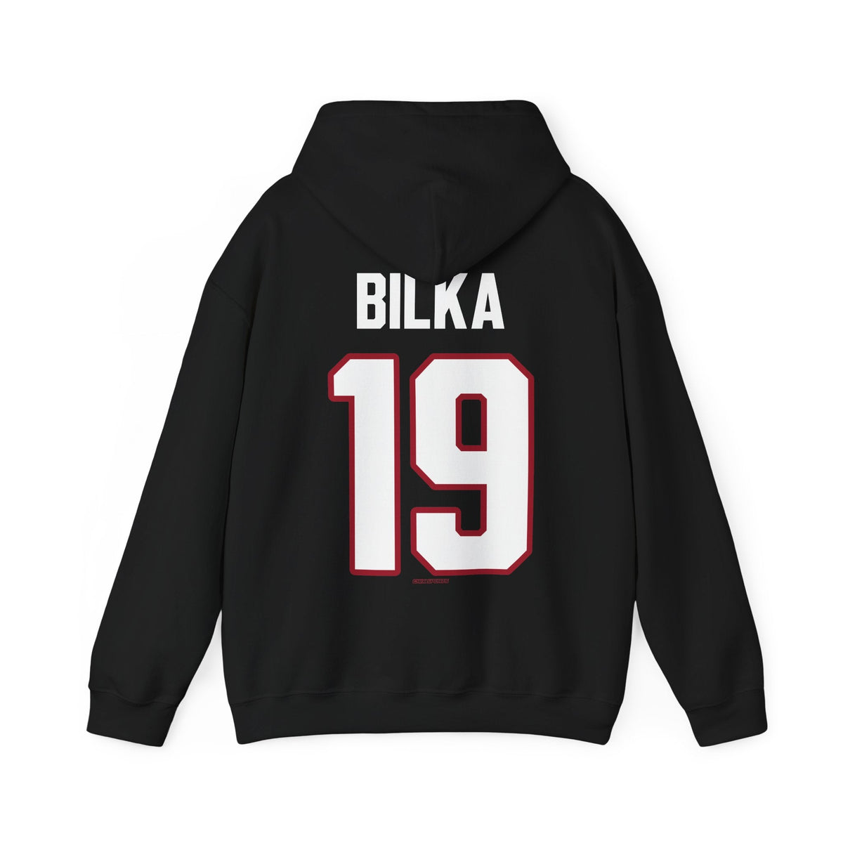 Hannah Bilka Detroit Hockey Club Unisex Moto Hoodie in Black | Chix Sports