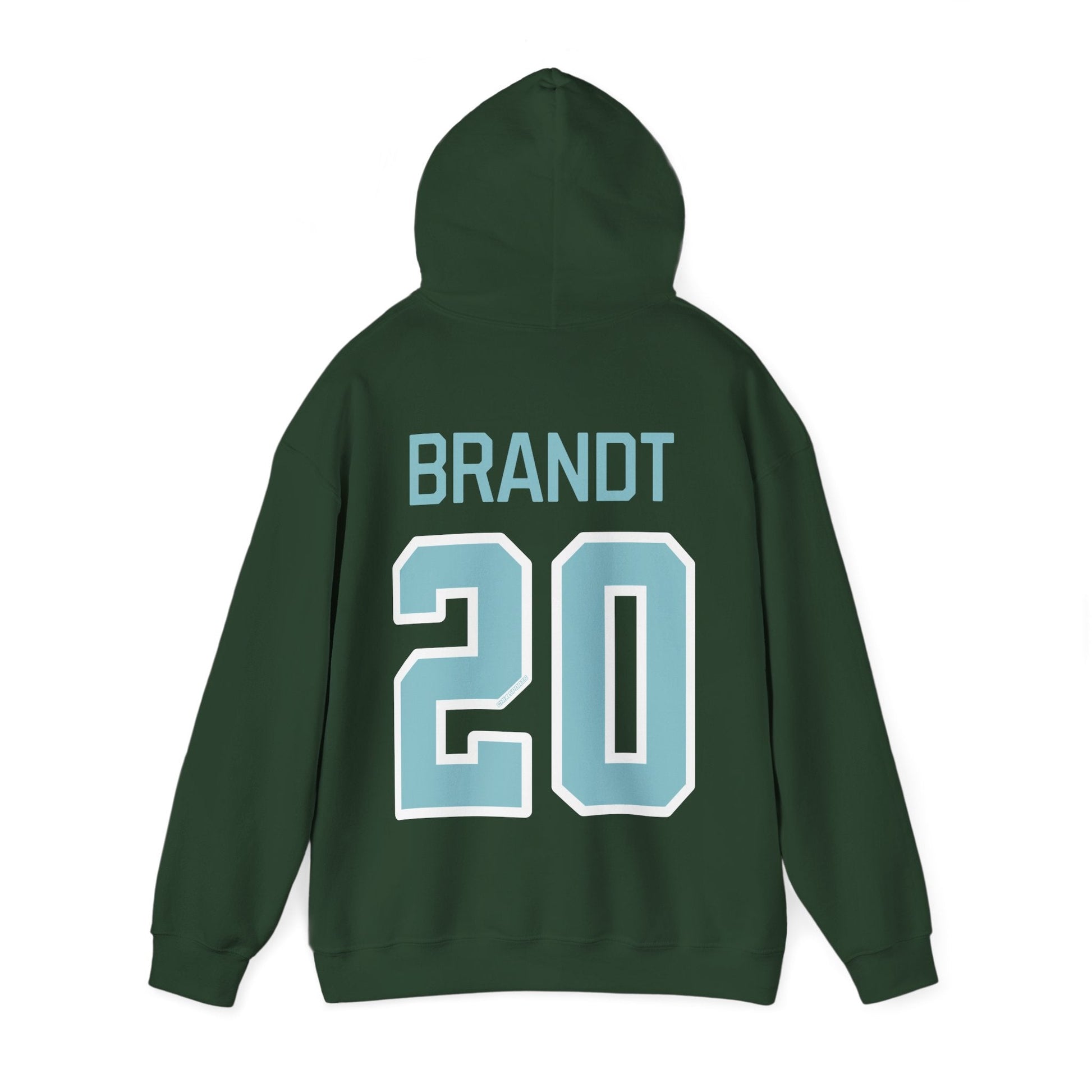 Hannah Brandt 20 Heavy Fleet Unisex Hoodie - No Sleeve Print | Chix Sports