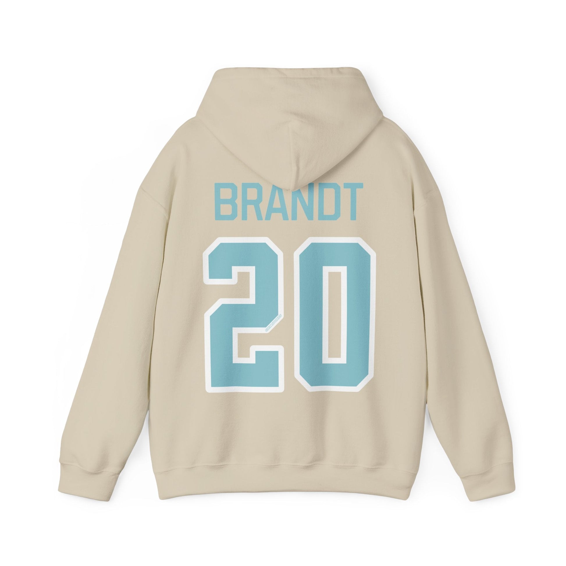 Hannah Brandt 20 Heavy Fleet Unisex Hoodie - No Sleeve Print | Chix Sports