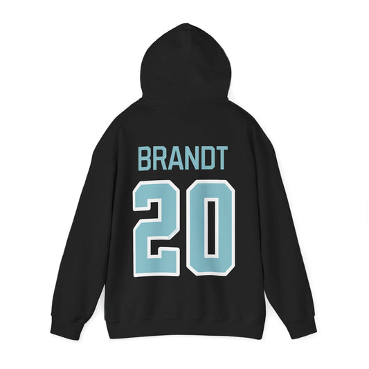 Hannah Brandt 20 Heavy Fleet Unisex Hoodie - No Sleeve Print | Chix Sports