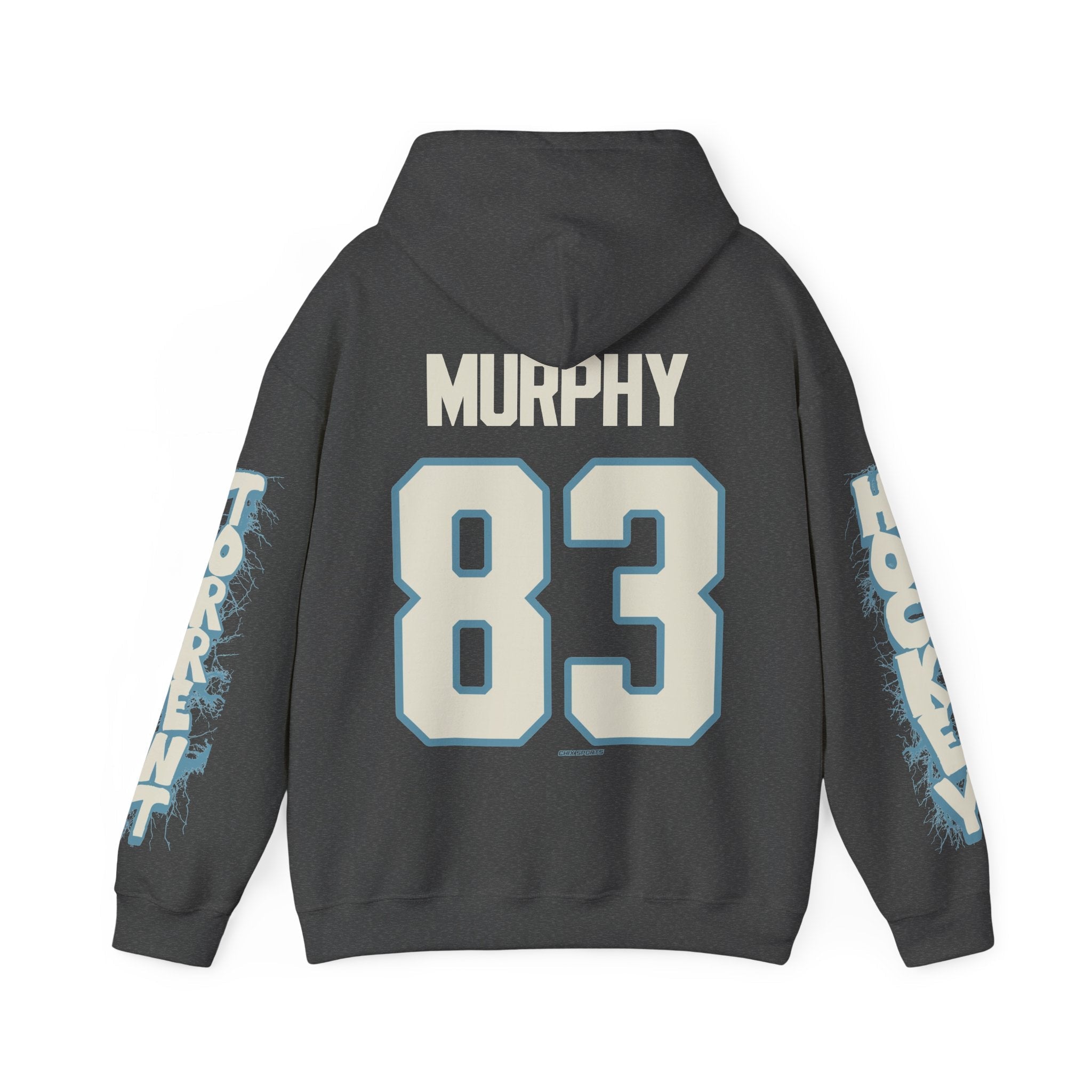 Hannah Murphy Torrent Unisex Hoodie in Dark Heather | Chix Sports
