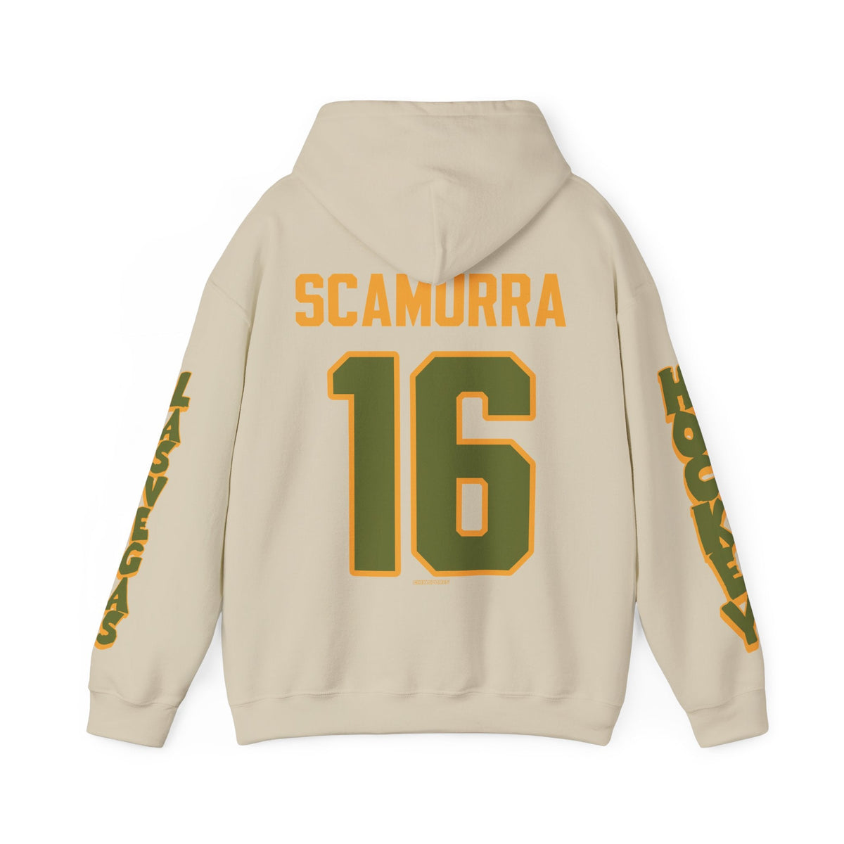 Hayley Scamurra Las Vegas Women's Hockey Unisex Hoodie in Sand | Chix Sports