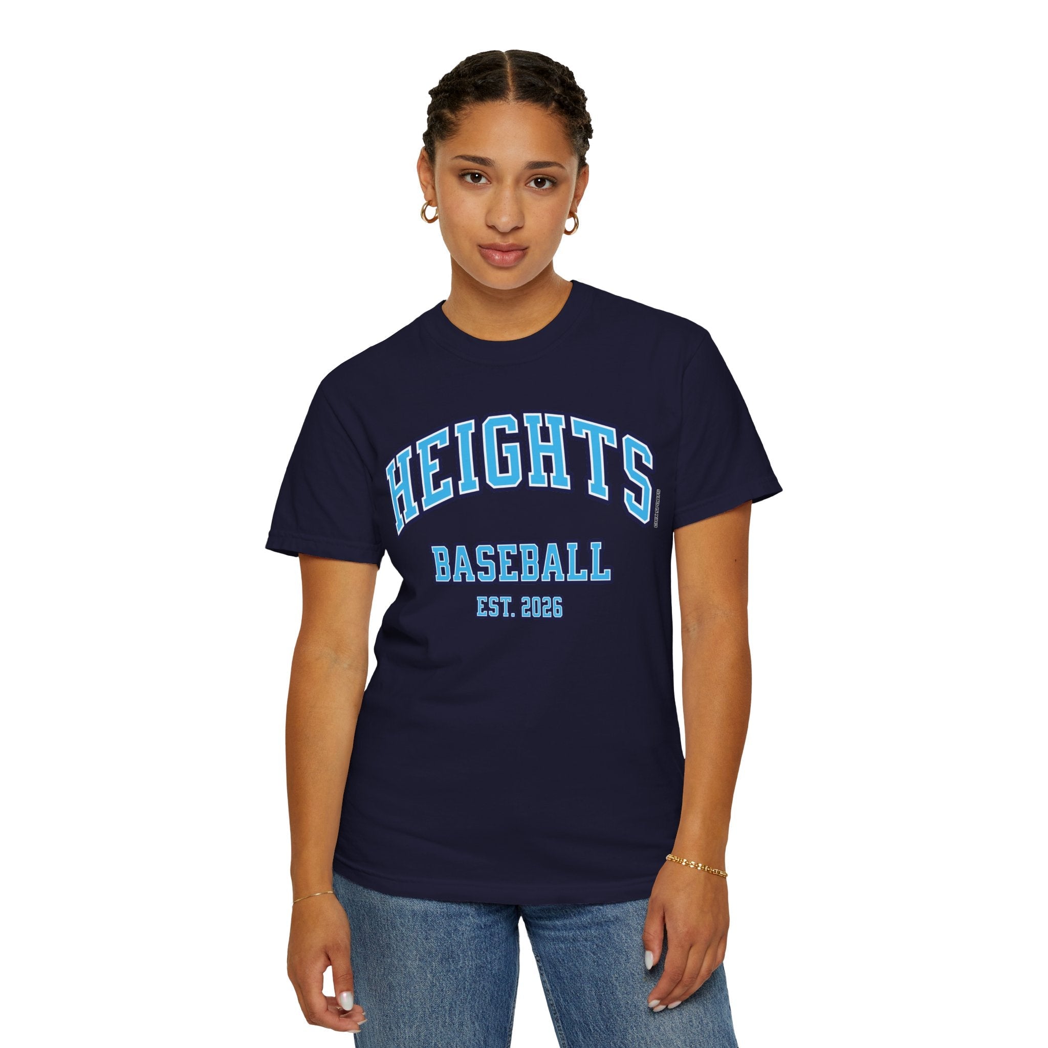 Heights Baseball Premium Unisex Shirt | Chix Sports