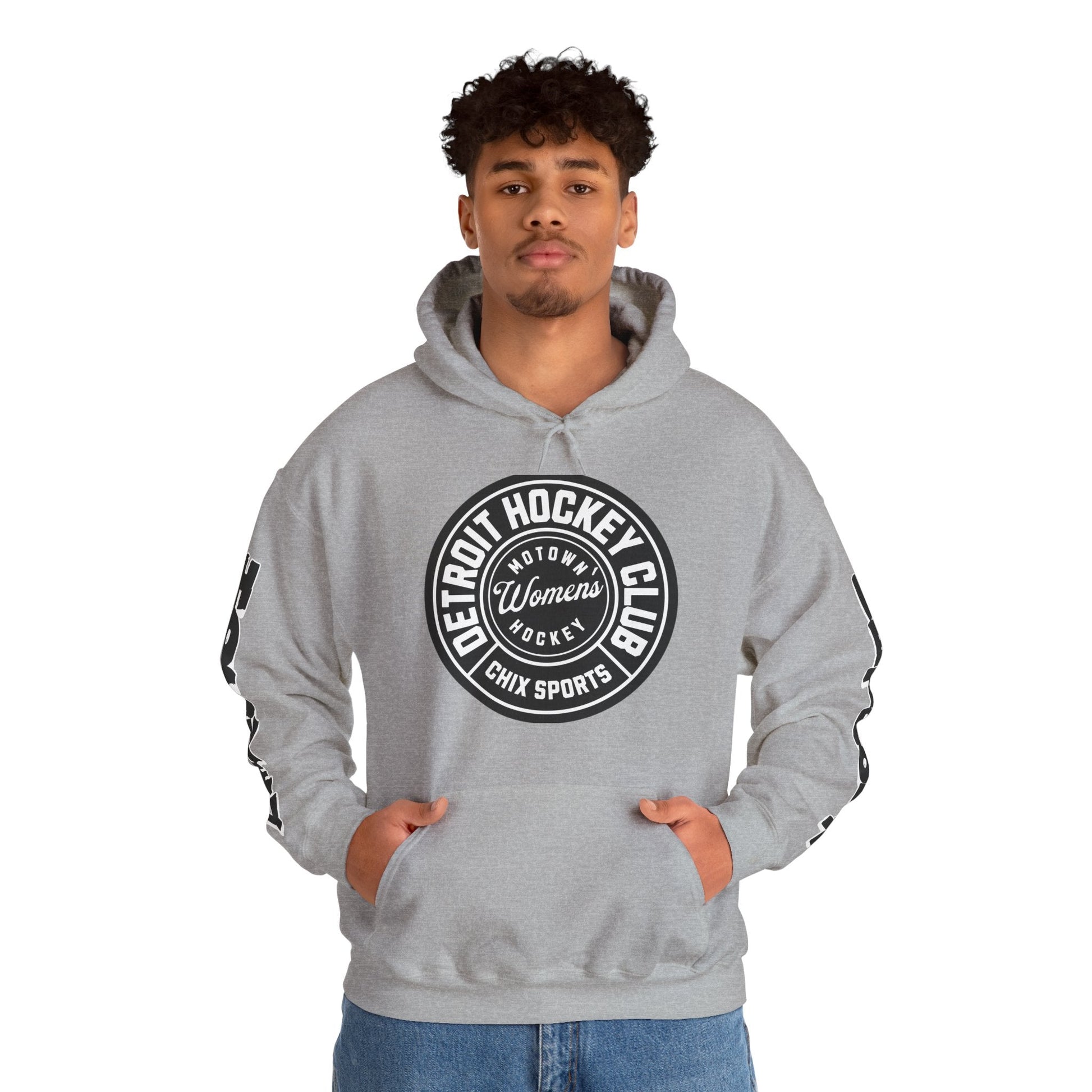 Hilary Knight Detroit Hockey Club Unisex Hoodie in Heliconia | Chix Sports