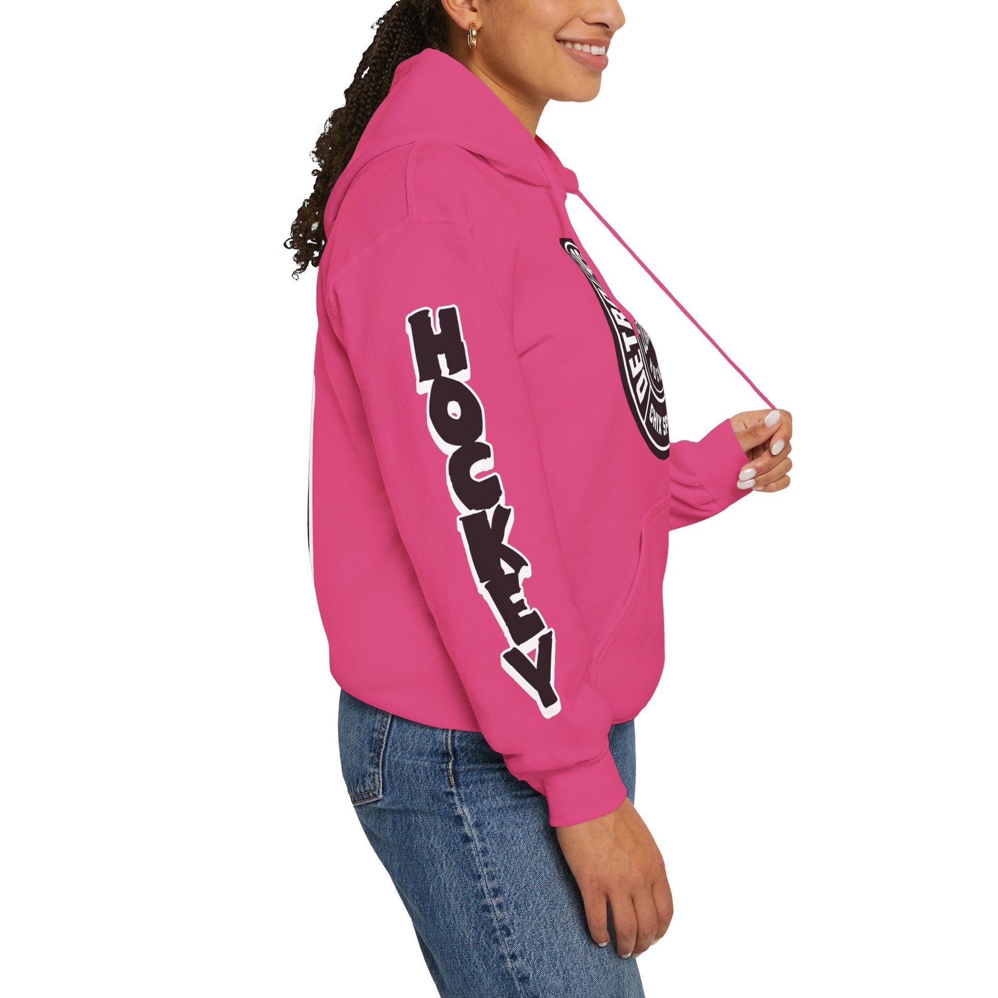Hilary Knight Detroit Hockey Club Unisex Hoodie in Heliconia | Chix Sports