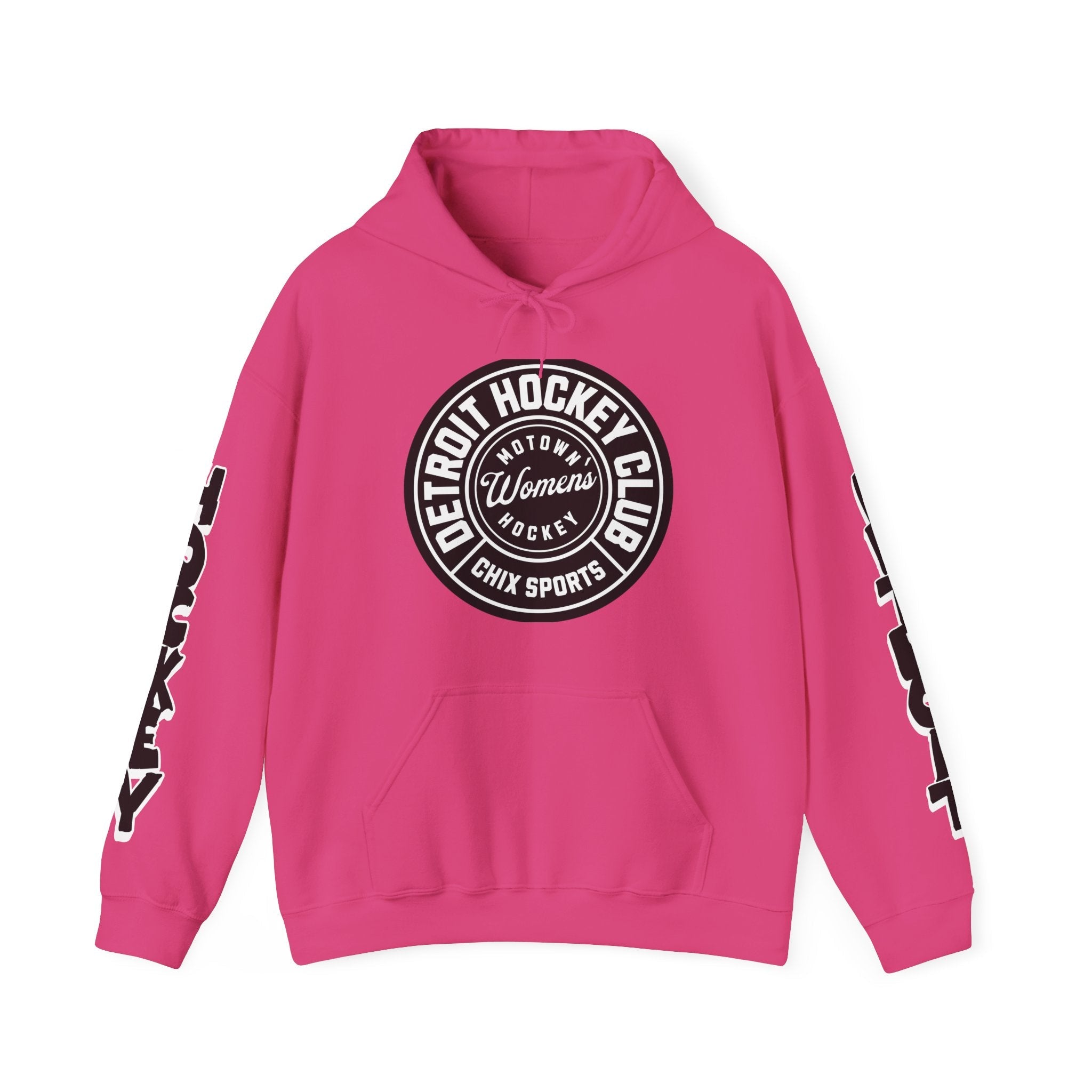Hilary Knight Detroit Hockey Club Unisex Hoodie in Heliconia | Chix Sports