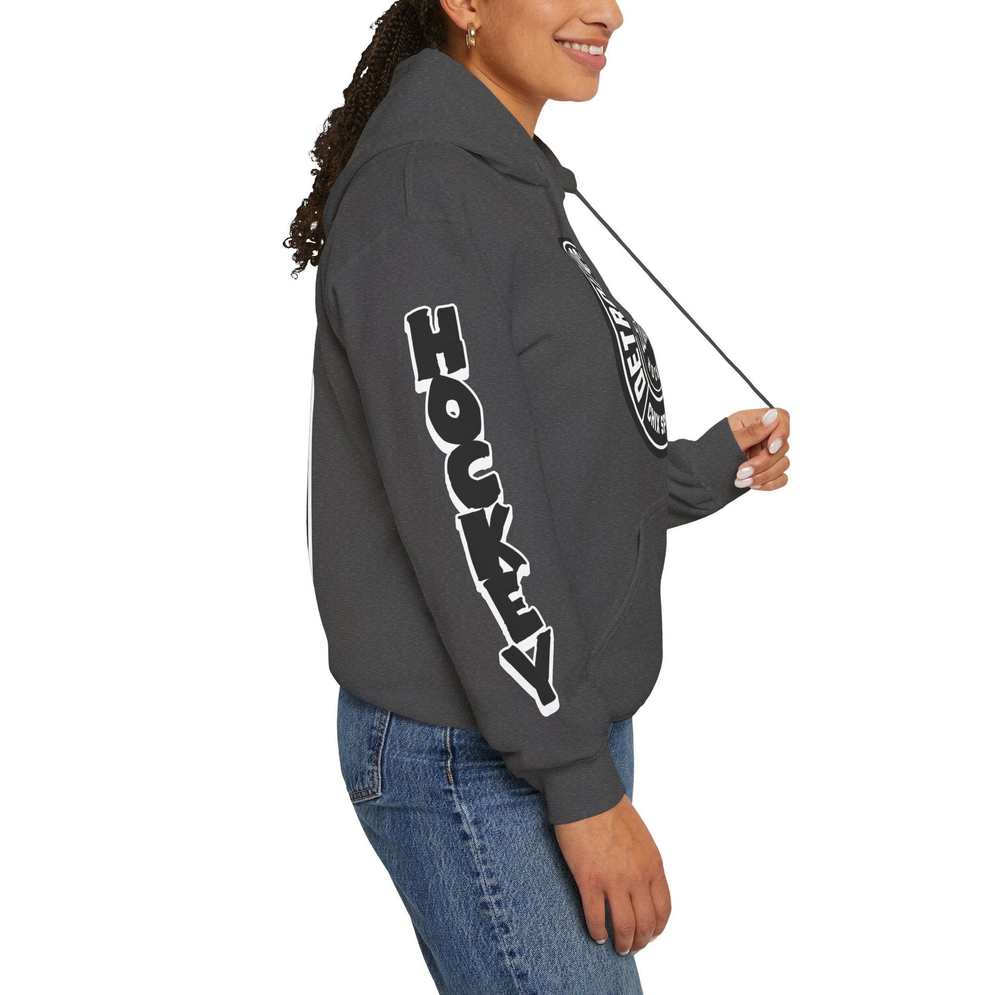 Hilary Knight Detroit Hockey Club Unisex Hoodie in Heliconia | Chix Sports