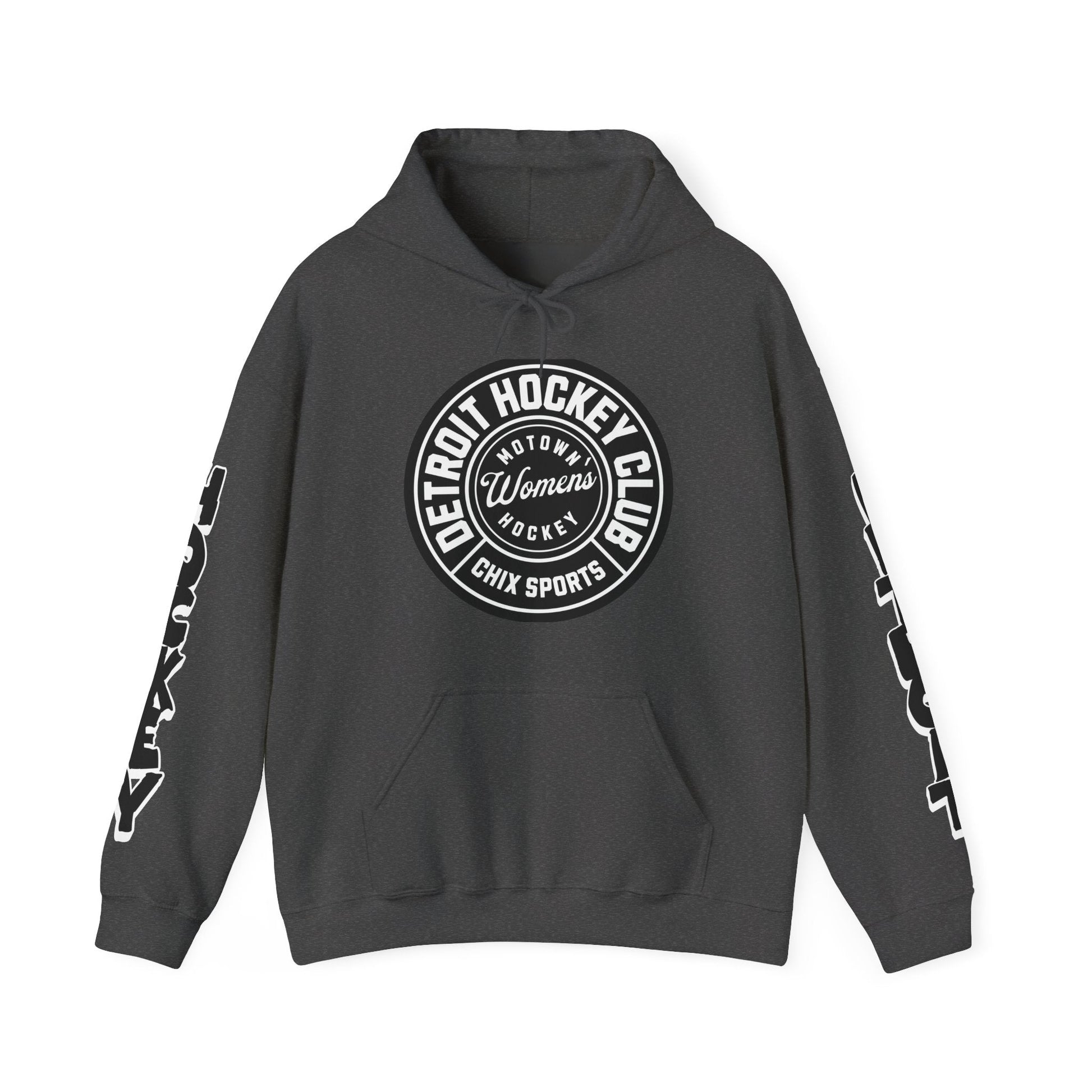 Hilary Knight Detroit Hockey Club Unisex Hoodie in Heliconia | Chix Sports