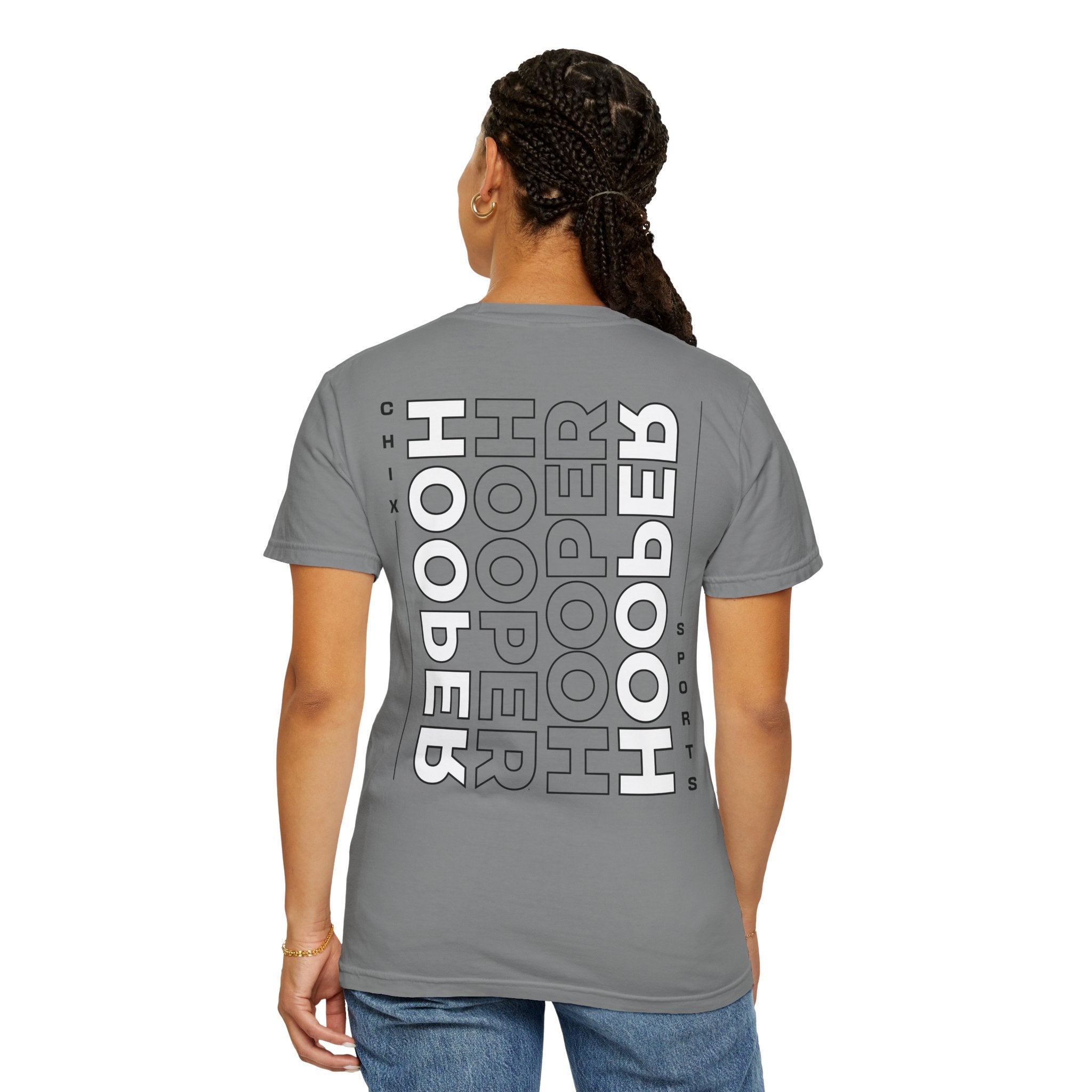 HOOPER Garment - Dyed T-shirt Vertical | Chix Sports