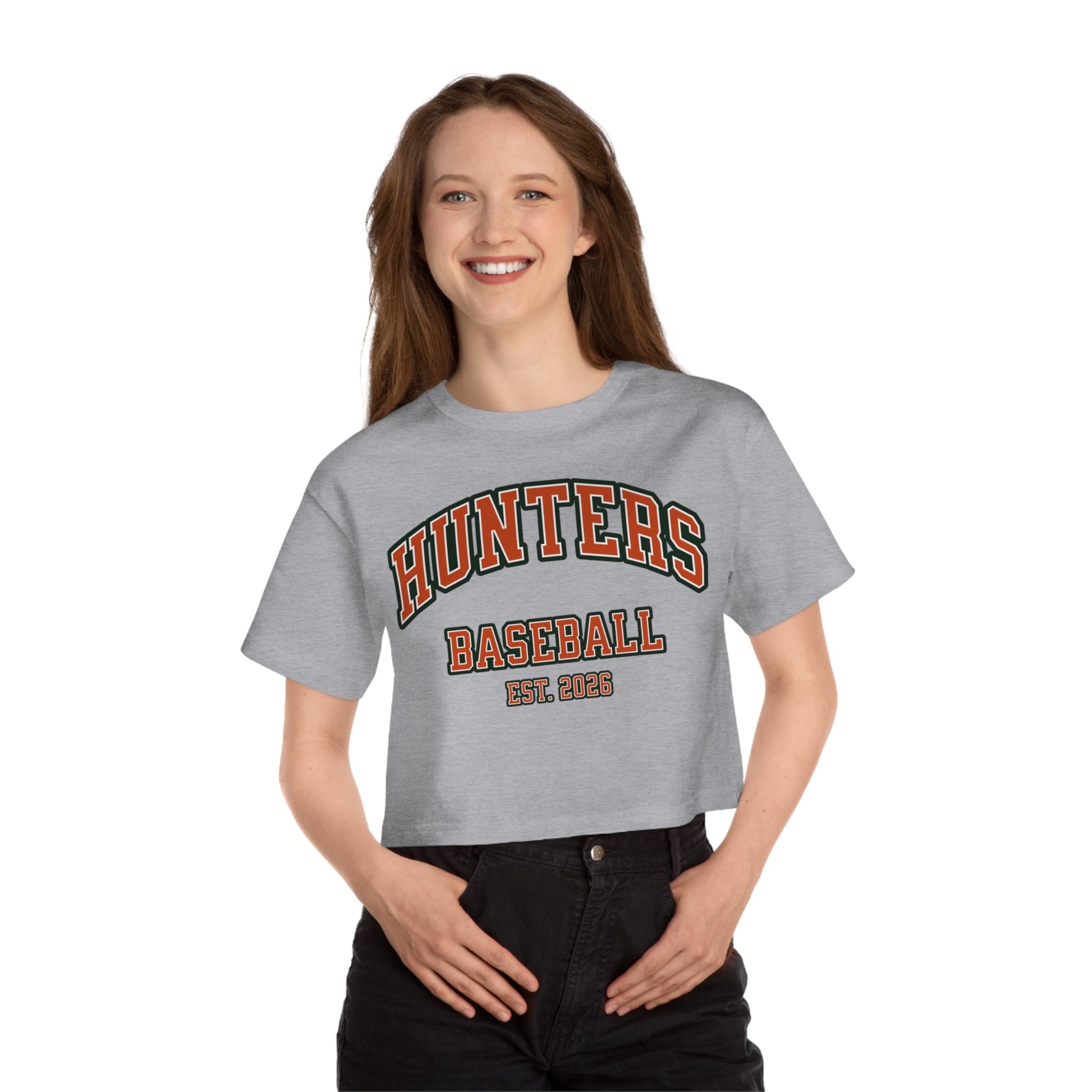 Hunters Baseball Crop Top | Chix Sports